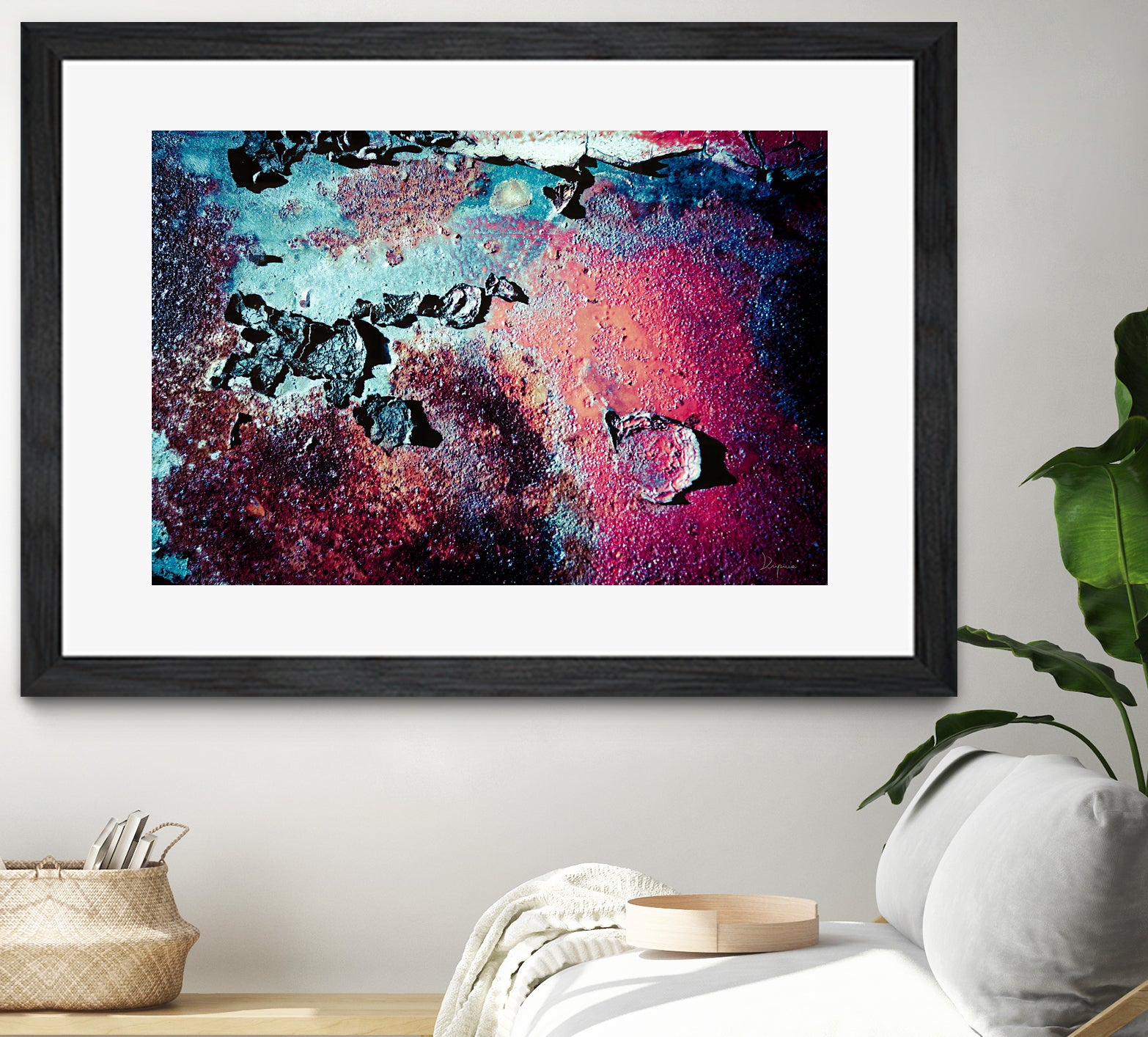 Purple Rust Up Close III by Jean Francois Dupuis on GIANT ART - red abstract