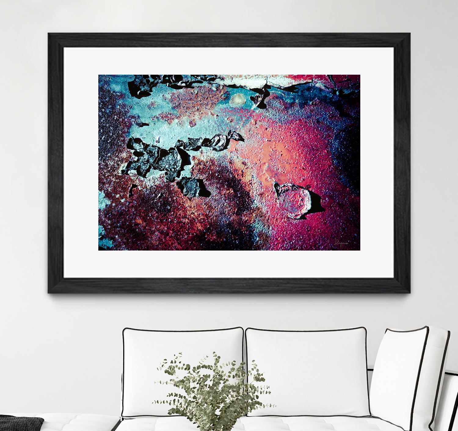 Purple Rust Up Close III by Jean Francois Dupuis on GIANT ART - red abstract