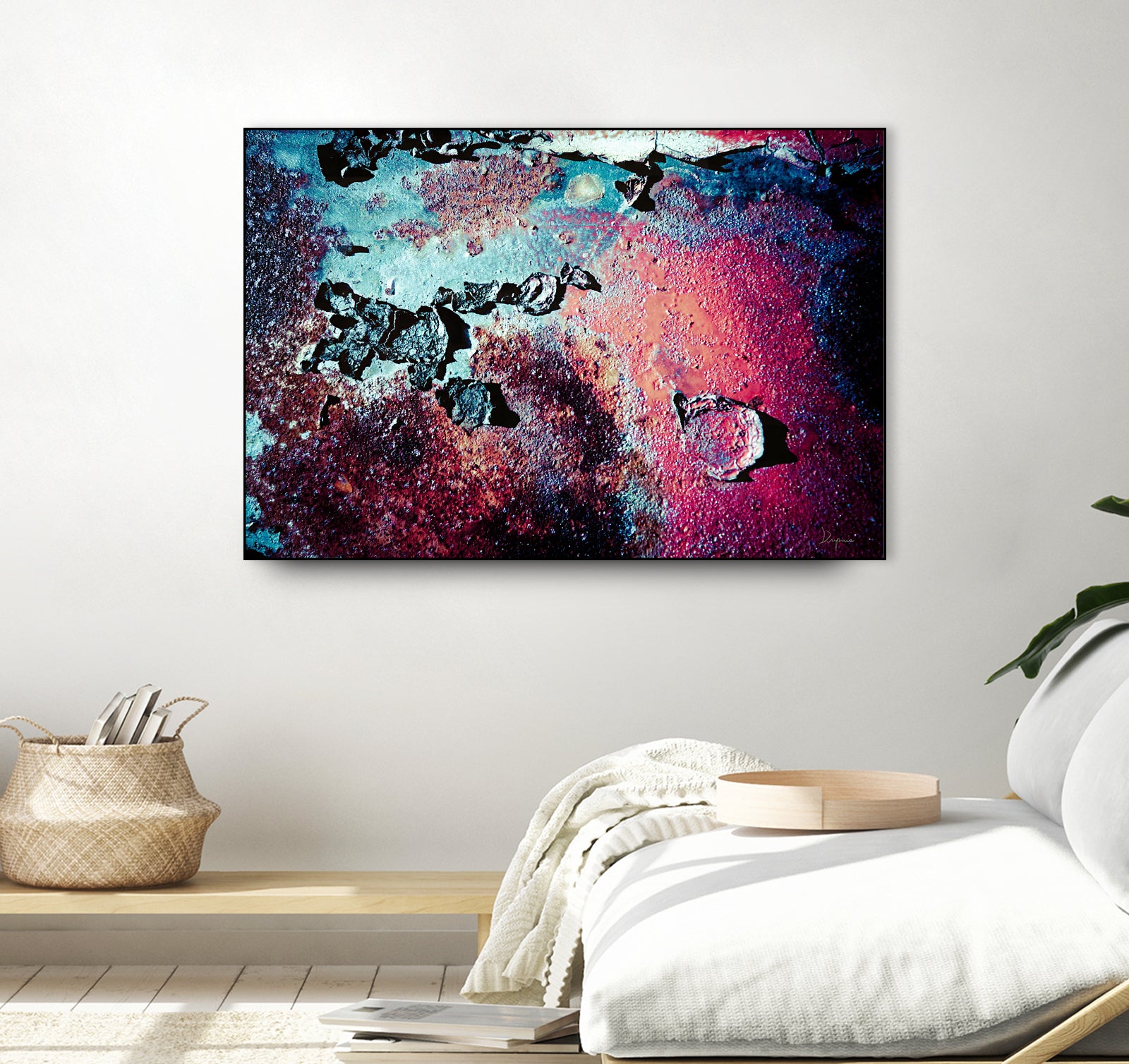 Purple Rust Up Close III by Jean Francois Dupuis on GIANT ART - red abstract