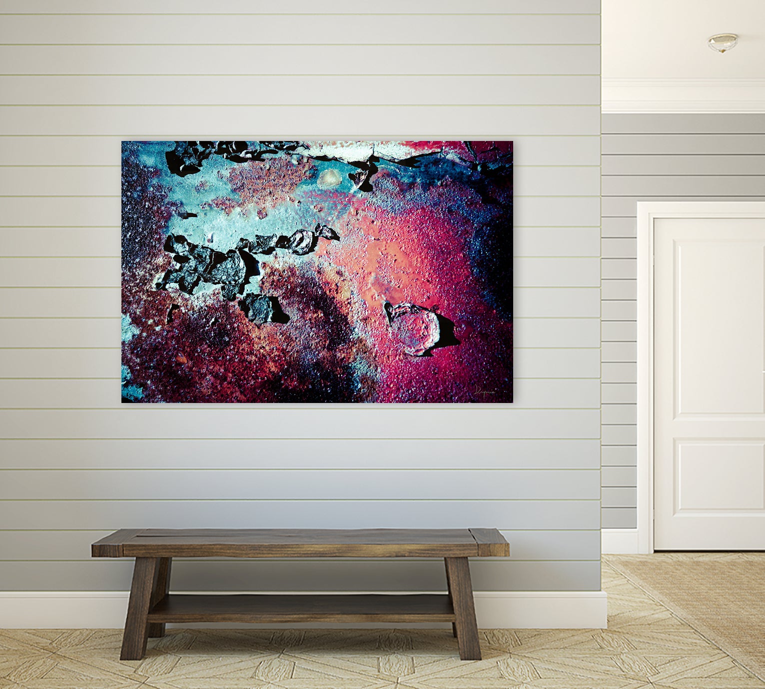 Purple Rust Up Close III by Jean Francois Dupuis on GIANT ART - red abstract