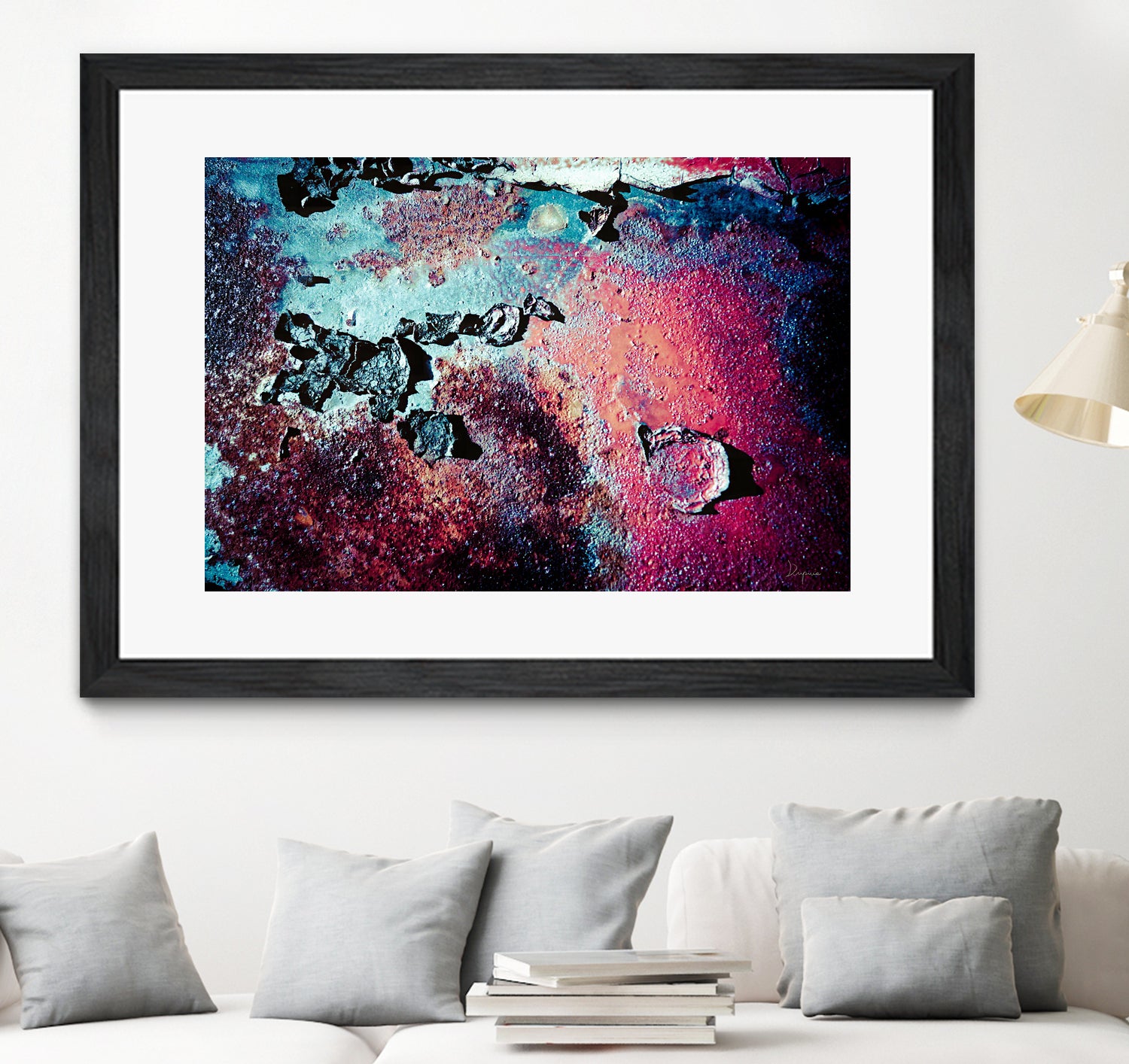 Purple Rust Up Close III by Jean Francois Dupuis on GIANT ART - red abstract