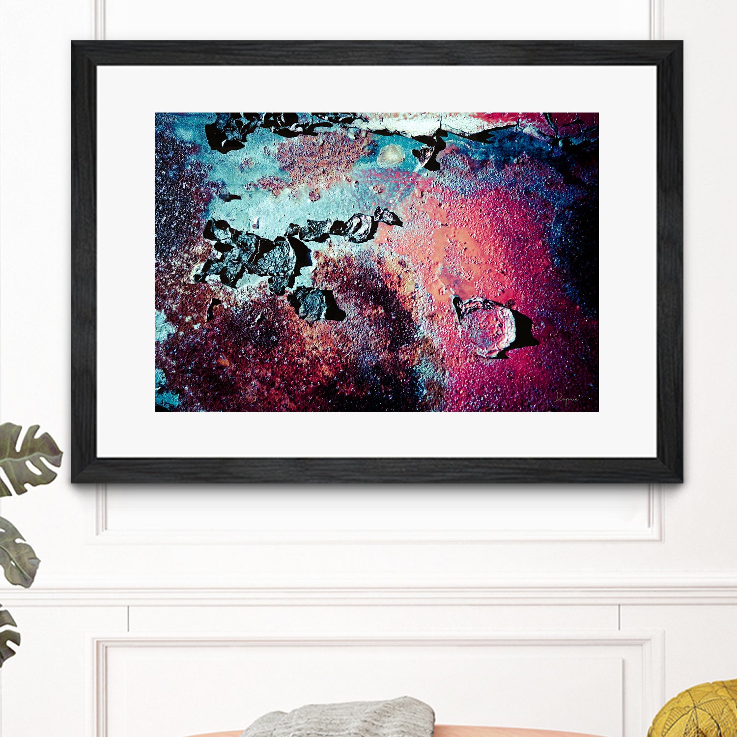 Purple Rust Up Close III by Jean Francois Dupuis on GIANT ART - red abstract