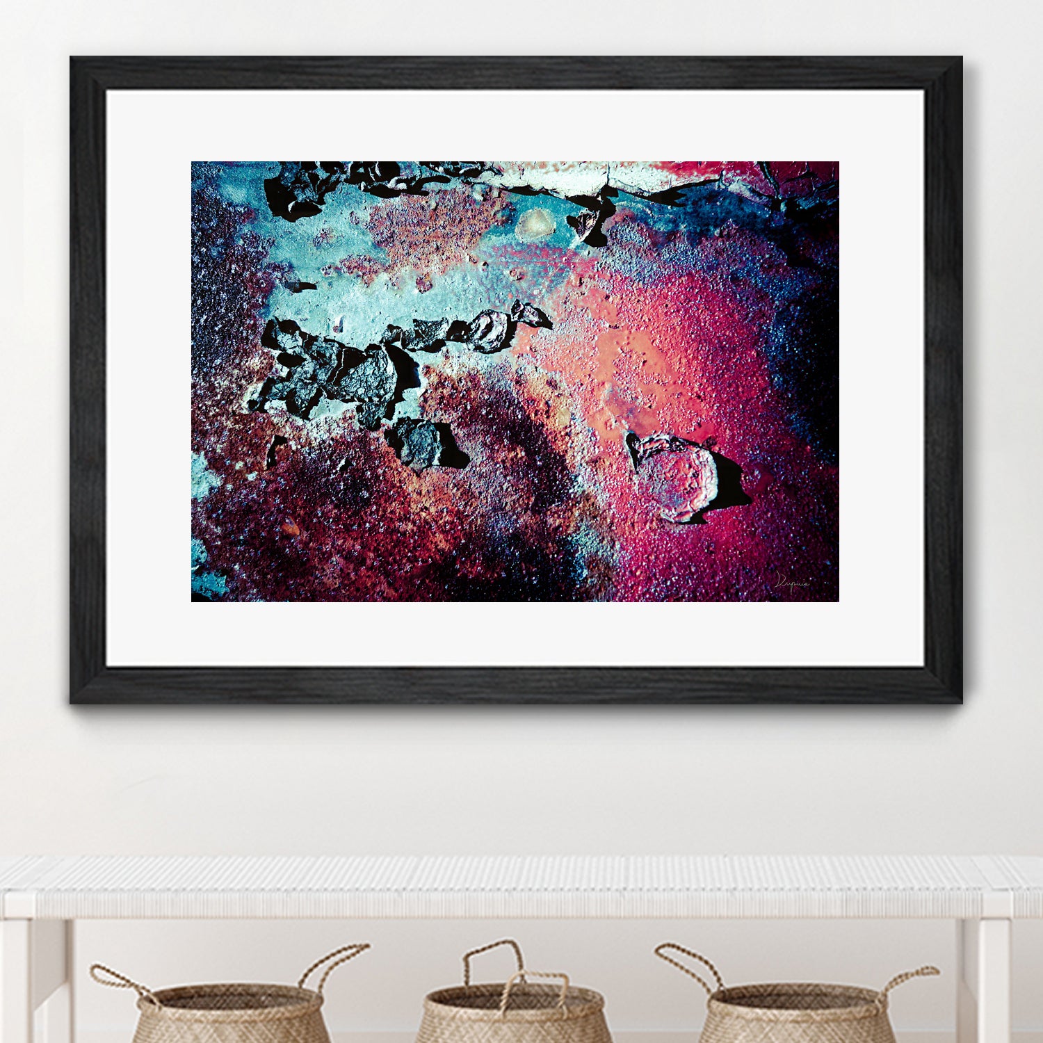 Purple Rust Up Close III by Jean Francois Dupuis on GIANT ART - red abstract