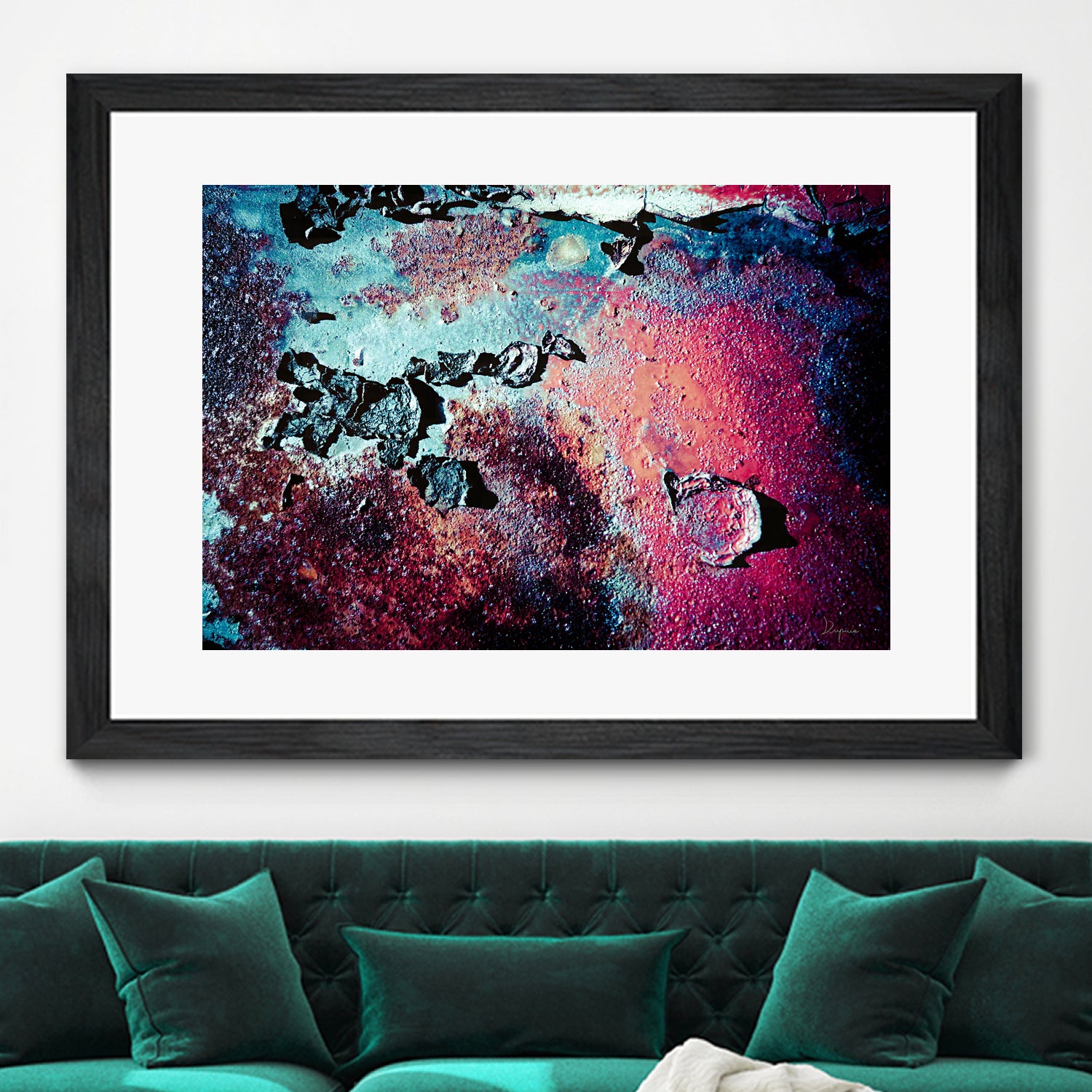 Purple Rust Up Close III by Jean Francois Dupuis on GIANT ART - red abstract