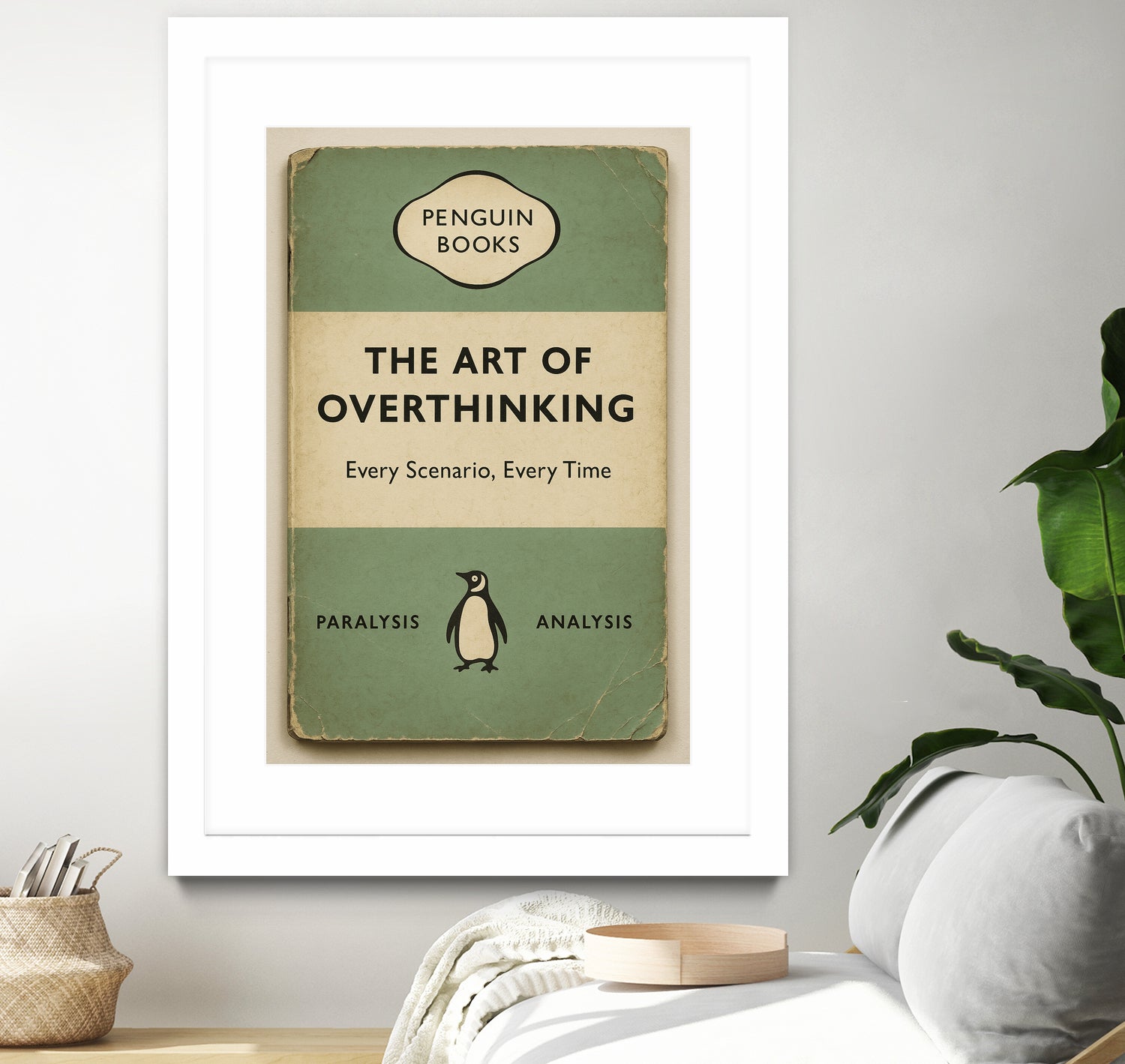 The Art of Overthinking by M Studio on GIANT ART - green positive vibes motivation