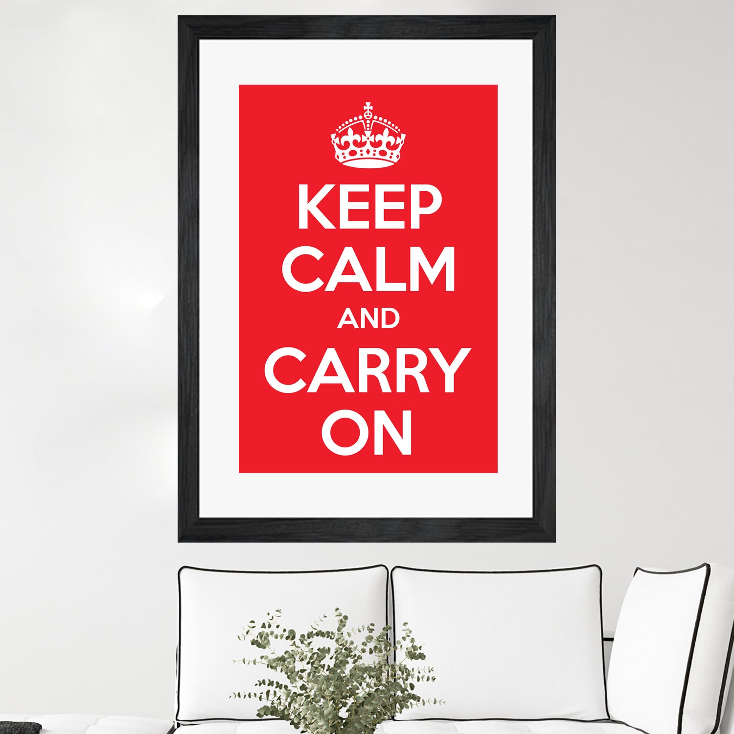 Keep Calm and Carry On by M Studio on GIANT ART - motivation