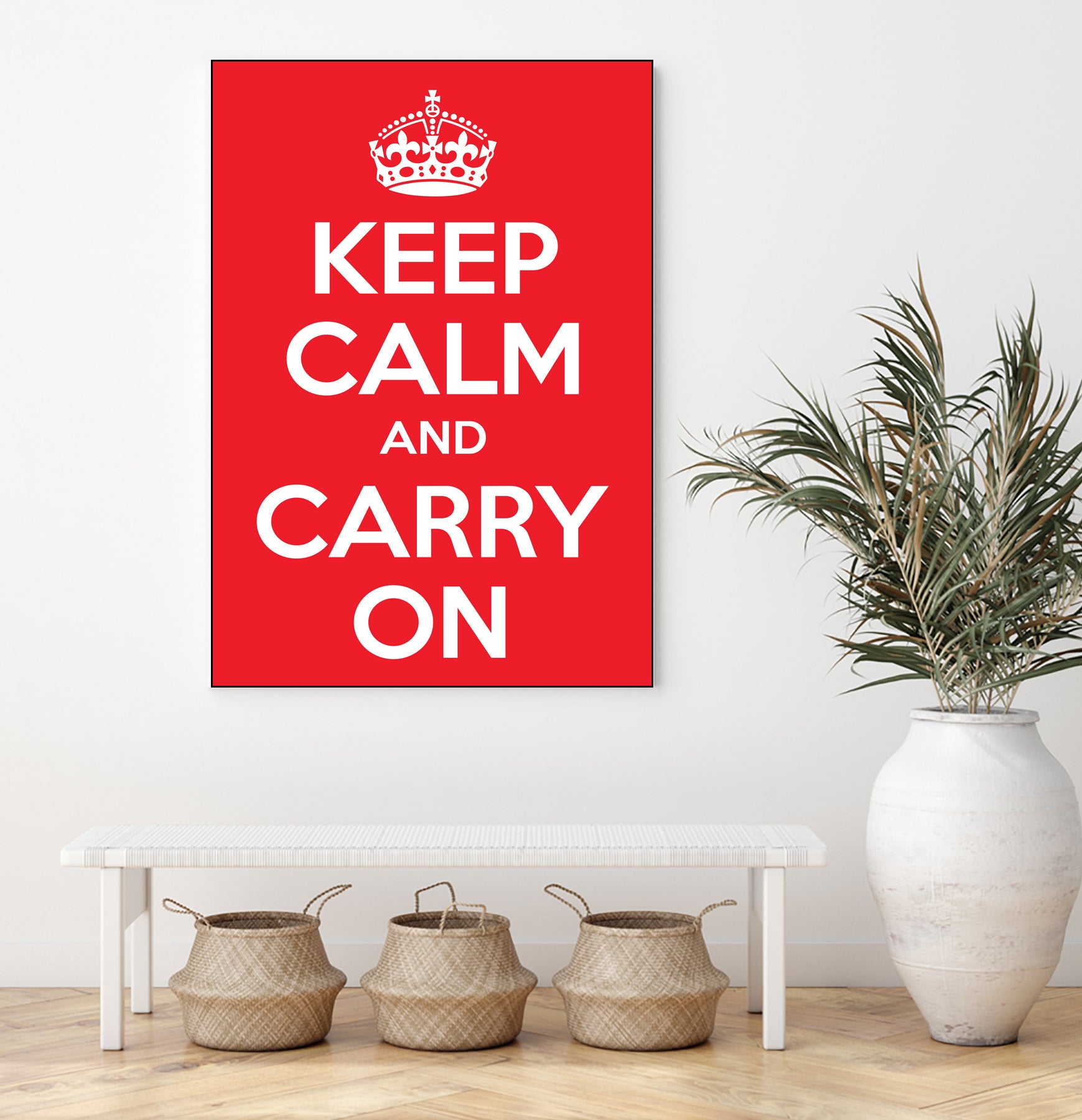 Keep Calm and Carry On by M Studio on GIANT ART - motivation