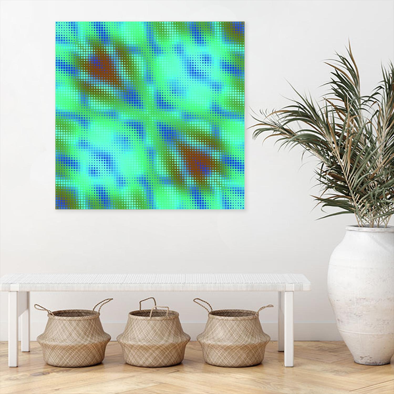 Pi_Dot_Pi_1-1_17 by Xosé Salgado on GIANT ART - orange digital vibrant