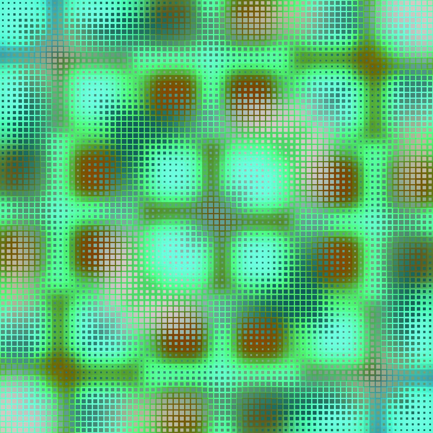 Pi_Dot_Pi_1-2_3 by Xosé Salgado on GIANT ART - orange digital square