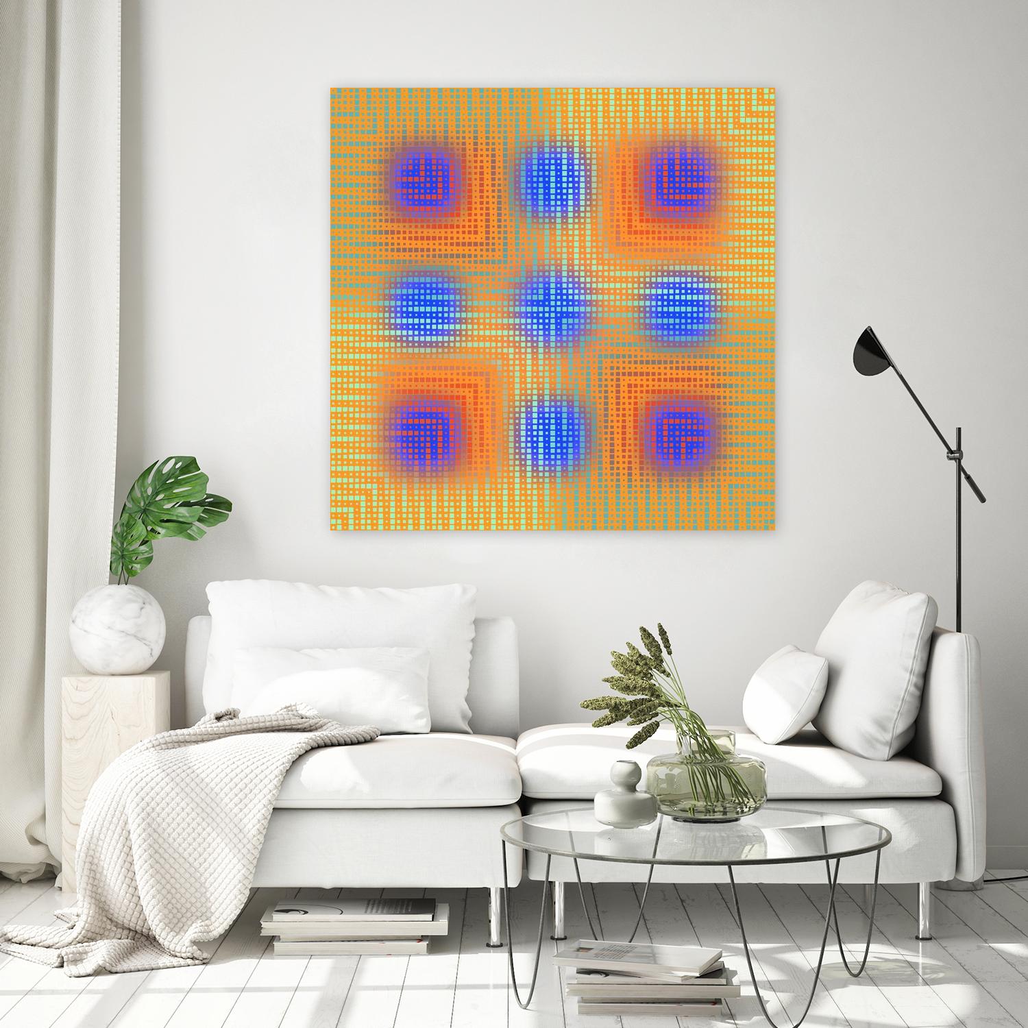 Pi_Dot_Pi_1-4_1 by Xosé Salgado on GIANT ART - orange digital vibration