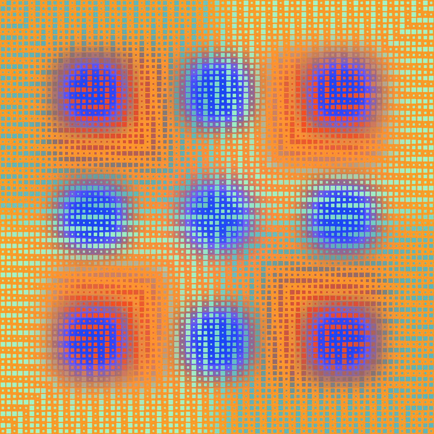 Pi_Dot_Pi_1-4_1 by Xosé Salgado on GIANT ART - orange digital vibration