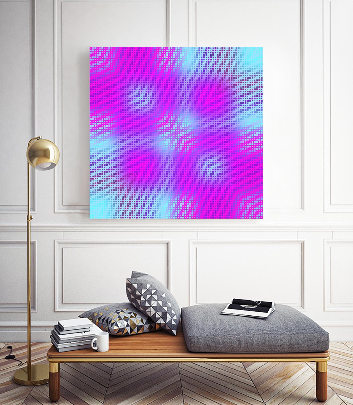 Pi_Dot_Pi_1-4_4 by Xosé Salgado on GIANT ART - pink digital vibration