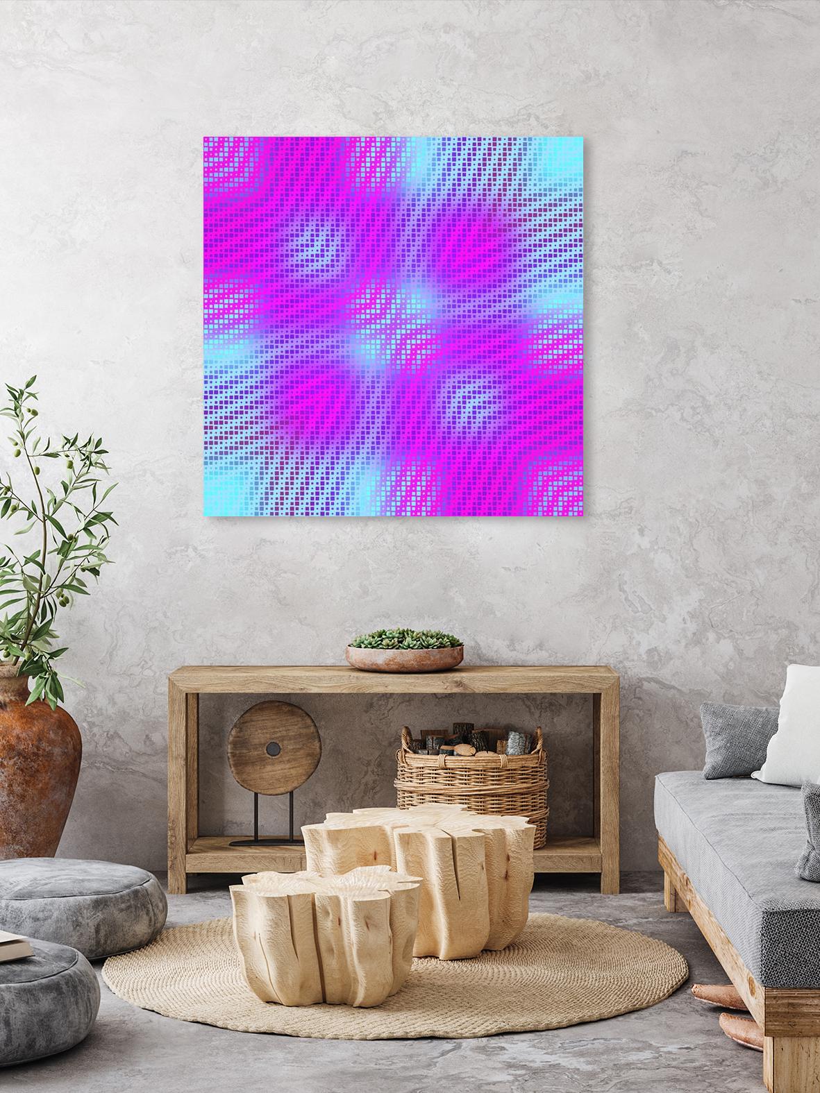 Pi_Dot_Pi_1-4_4 by Xosé Salgado on GIANT ART - pink digital vibration