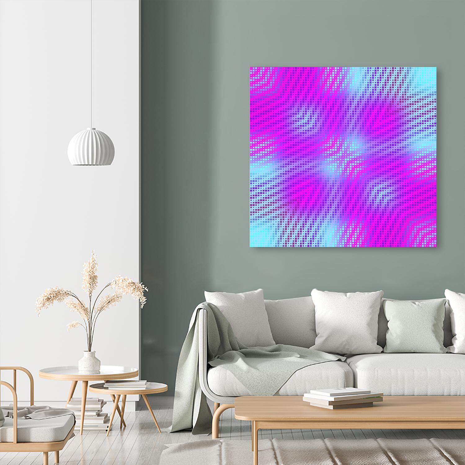 Pi_Dot_Pi_1-4_4 by Xosé Salgado on GIANT ART - pink digital vibration