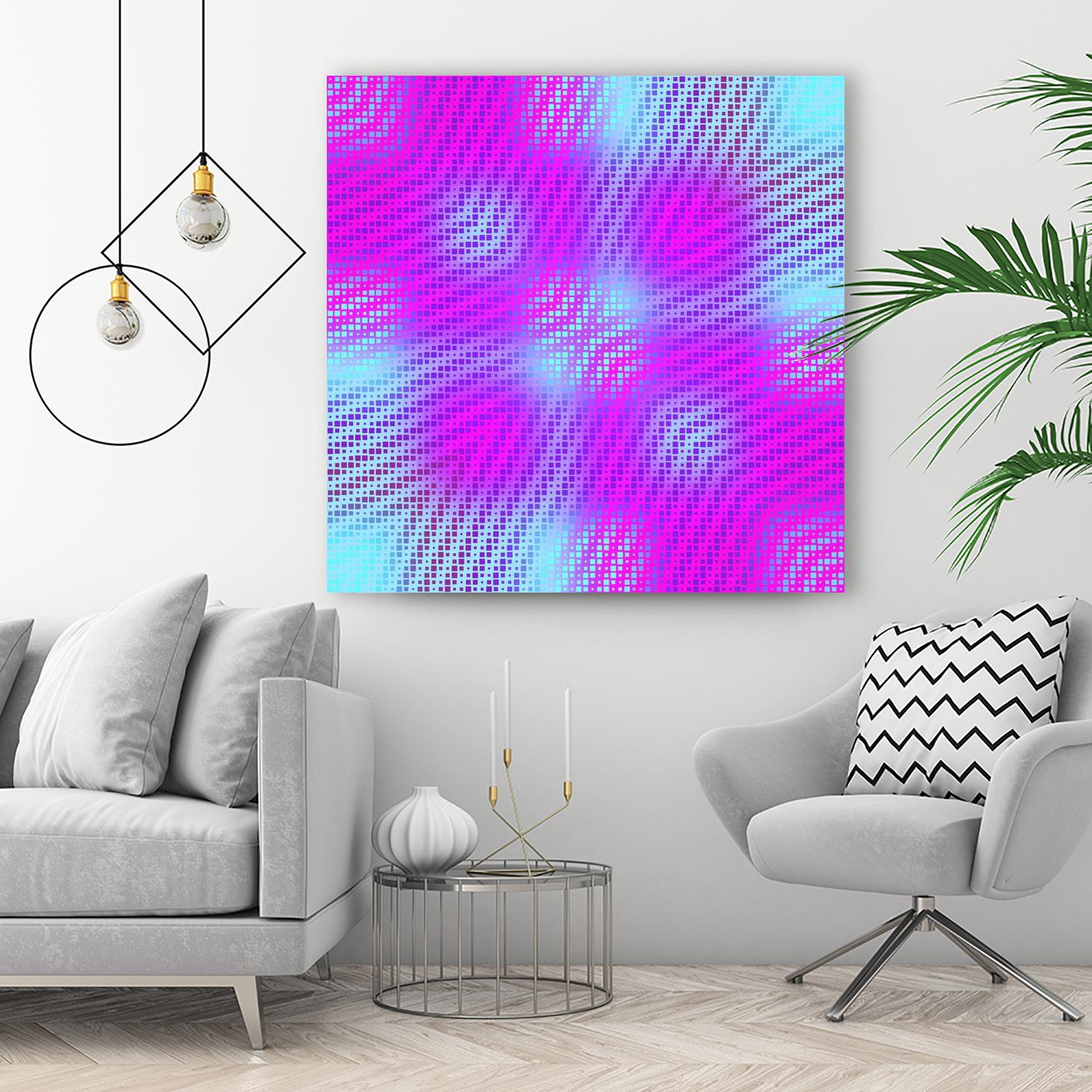 Pi_Dot_Pi_1-4_4 by Xosé Salgado on GIANT ART - pink digital vibration