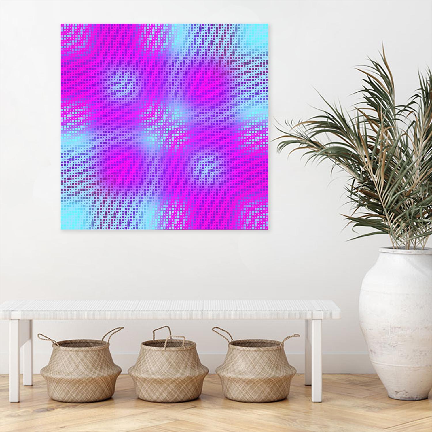 Pi_Dot_Pi_1-4_4 by Xosé Salgado on GIANT ART - pink digital vibration