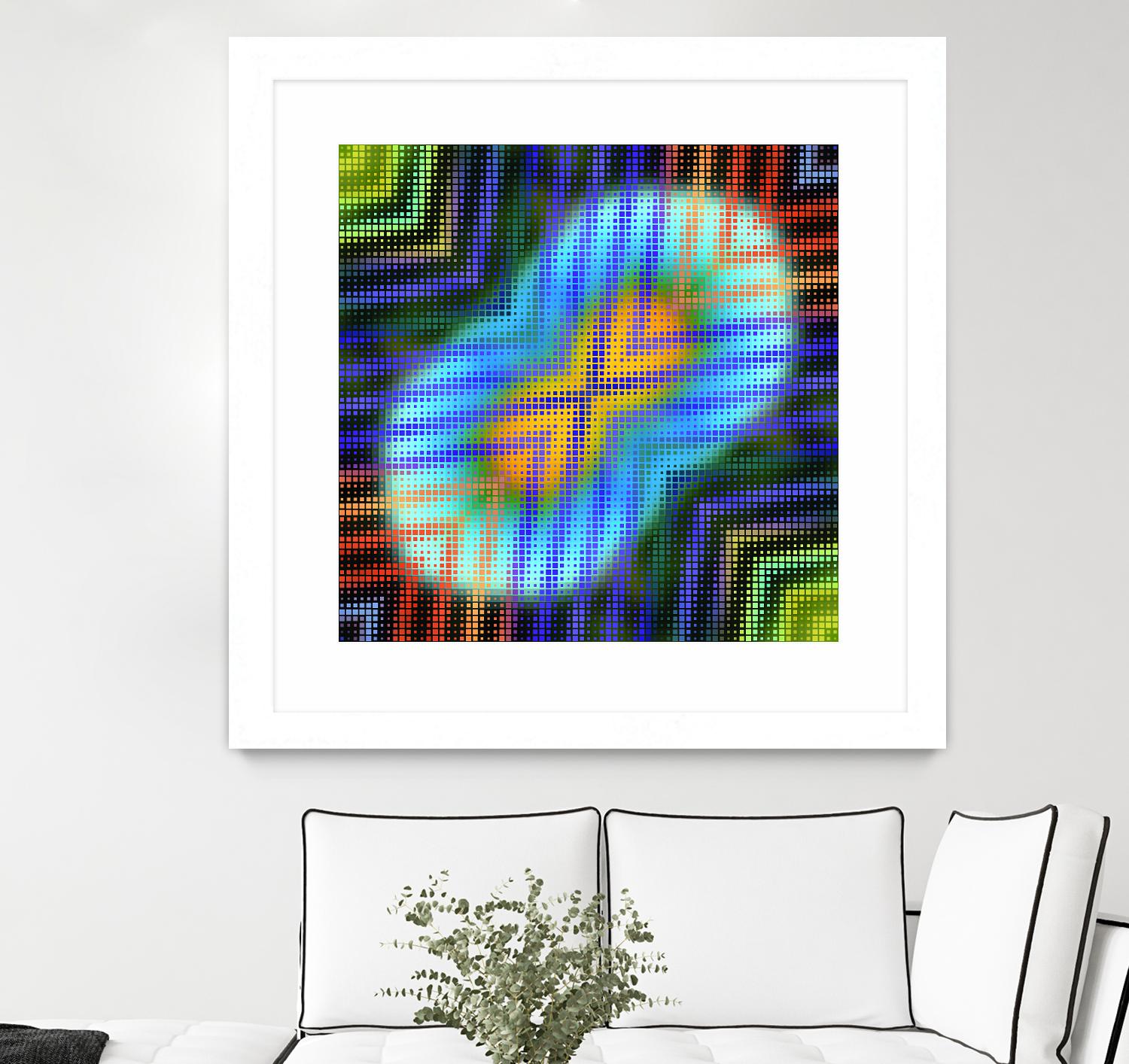 Pi_Dot_Pi_1-6_4 by Xosé Salgado on GIANT ART - green digital oval