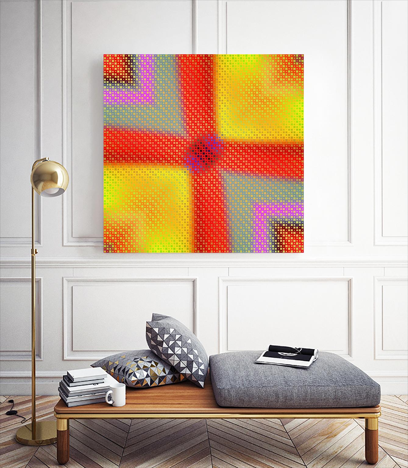 Pi_Dot_Pi_1-6_7 by Xosé Salgado on GIANT ART - orange digital vibration