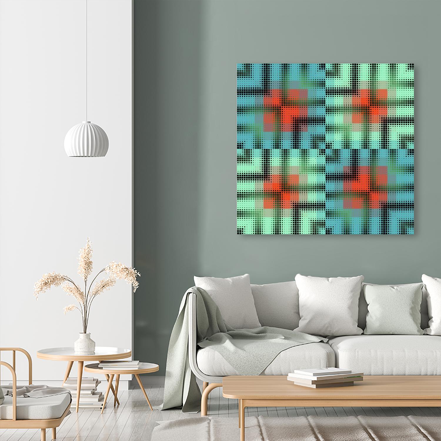 Pi_Dot_Pi_4_2-2_6 by Xosé Salgado on GIANT ART - orange digital hypnotizing