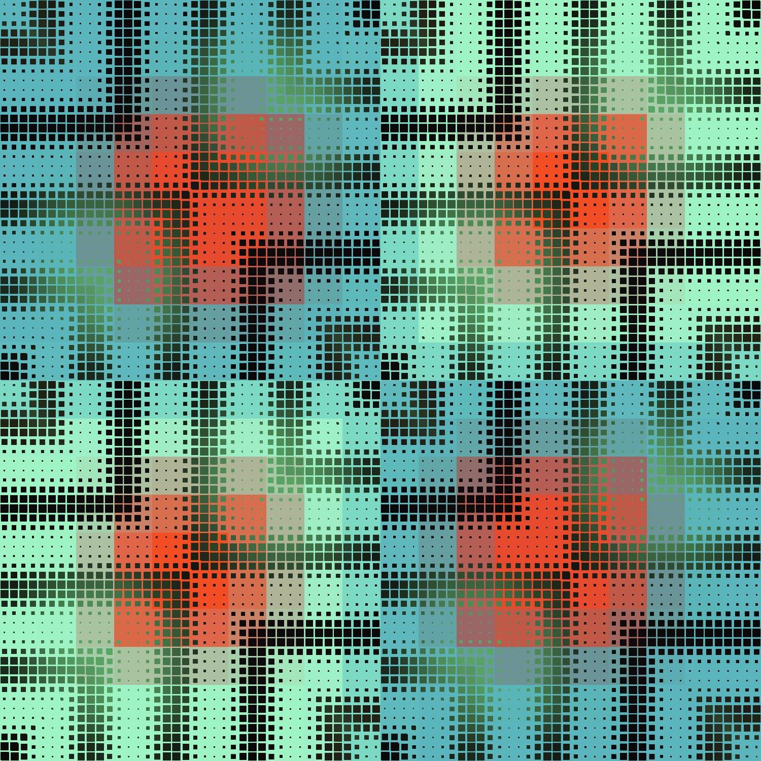 Pi_Dot_Pi_4_2-2_6 by Xosé Salgado on GIANT ART - orange digital hypnotizing