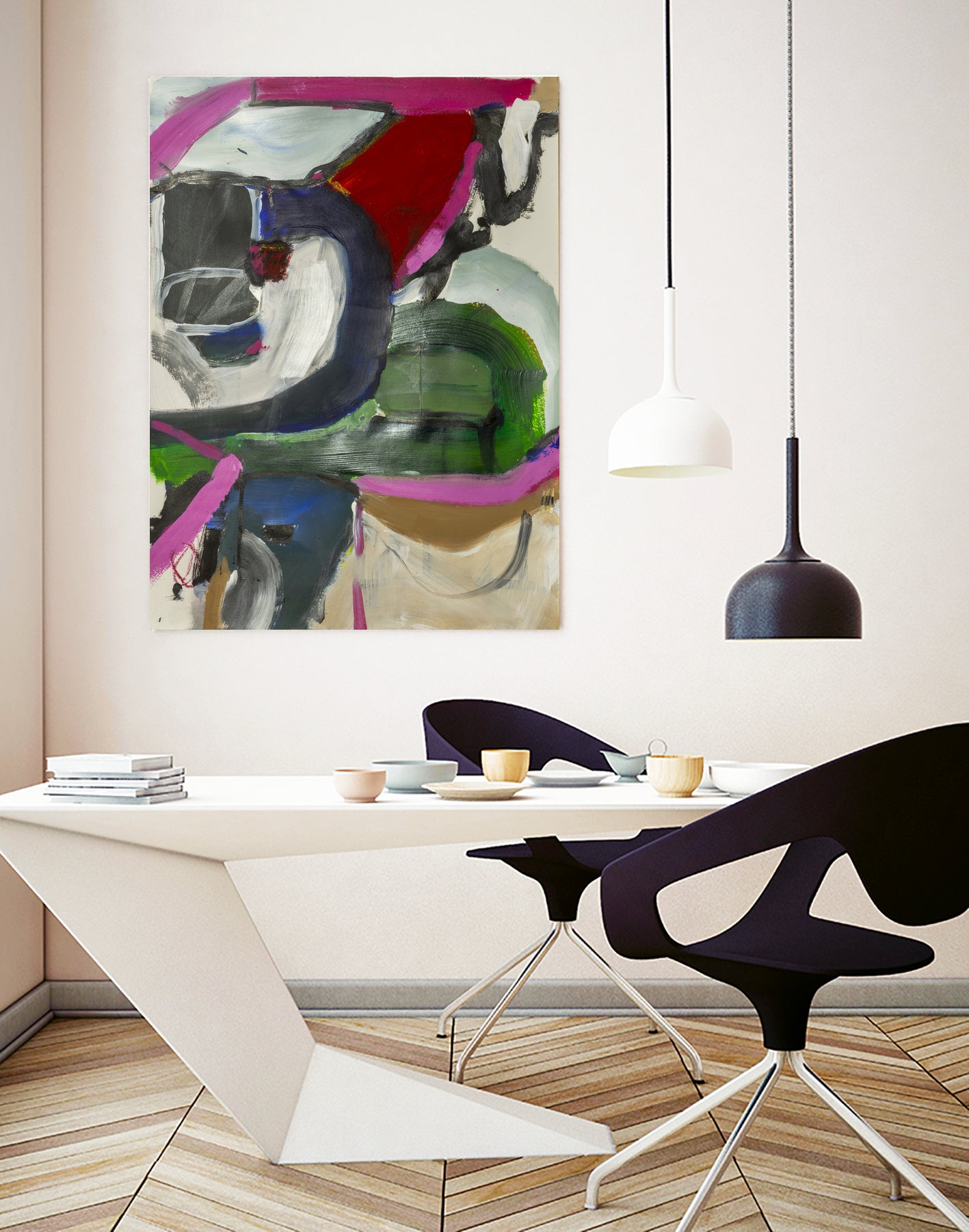 Take Some, Leave Some by Janet London on GIANT ART - green abstract