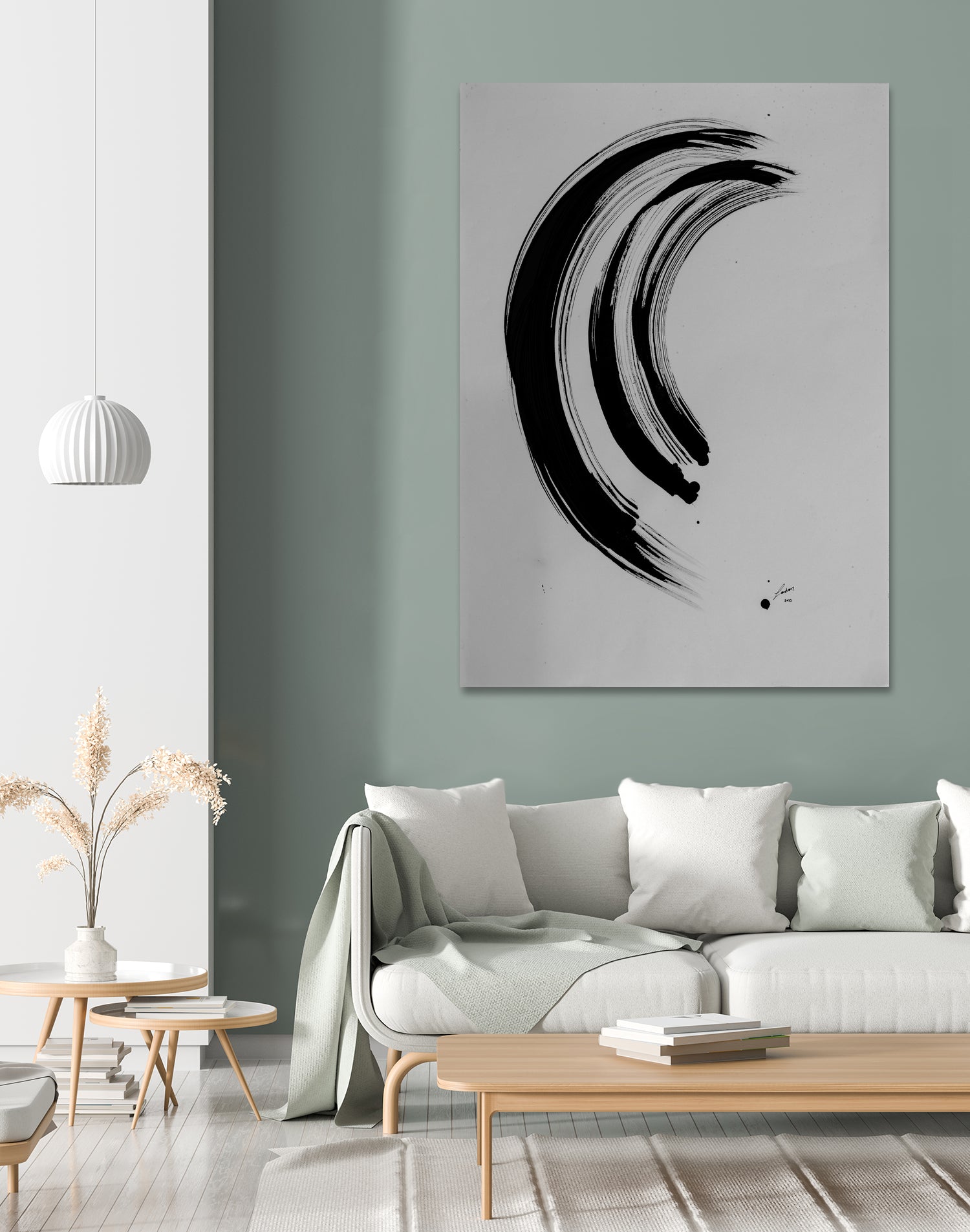 The Great Wave by Janet London on GIANT ART - black ink abstract