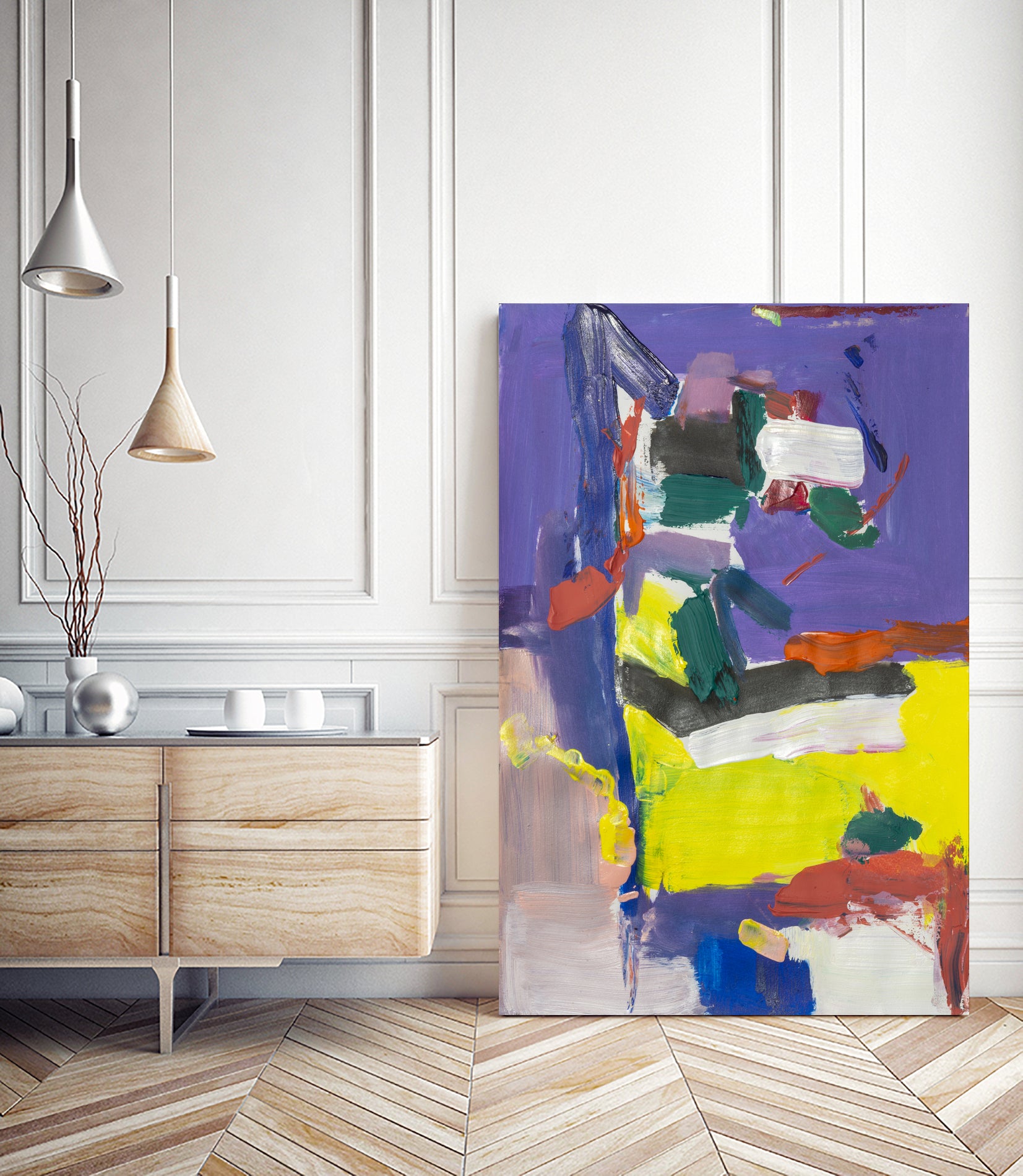 The Colour Fields by Janet London on GIANT ART - yellow abstract