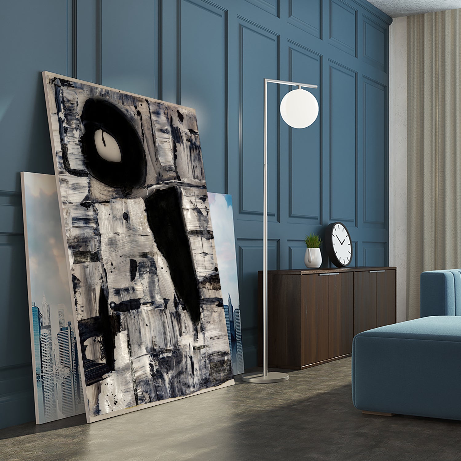 Ancient Shapes by Janet London on GIANT ART - black and white abstract