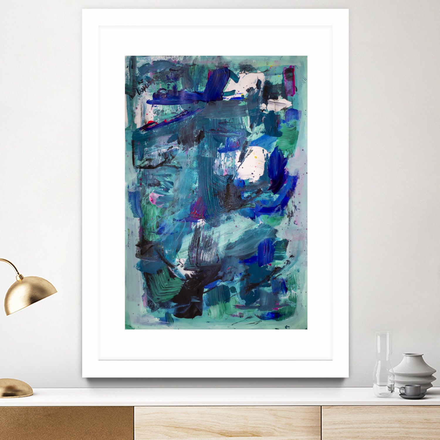 CALL ME I NEED TO SEE IMAGE by Janet London on GIANT ART - abstract