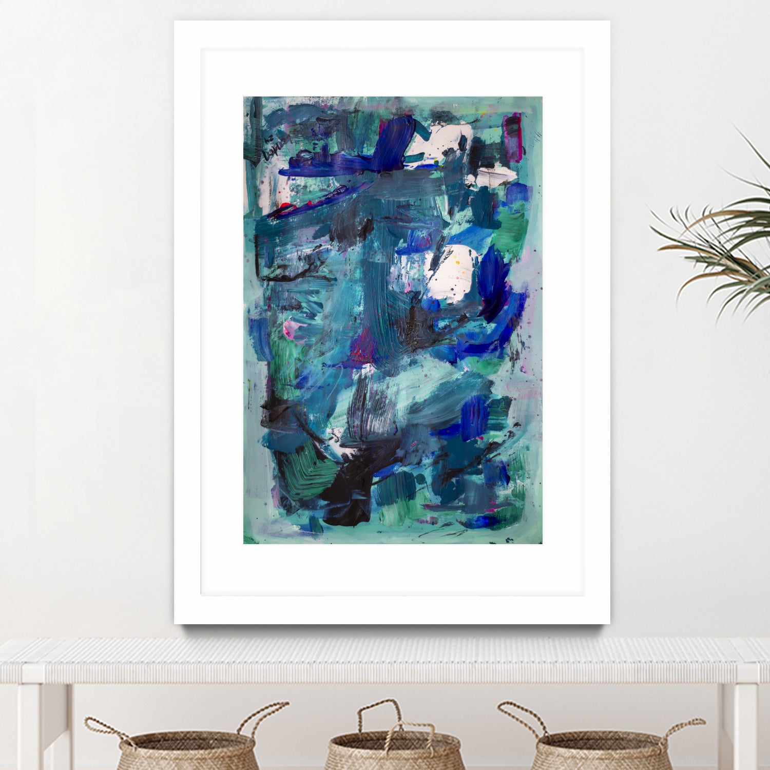 CALL ME I NEED TO SEE IMAGE by Janet London on GIANT ART - abstract