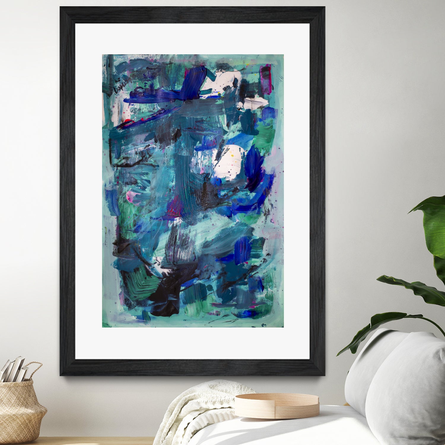 CALL ME I NEED TO SEE IMAGE by Janet London on GIANT ART - abstract