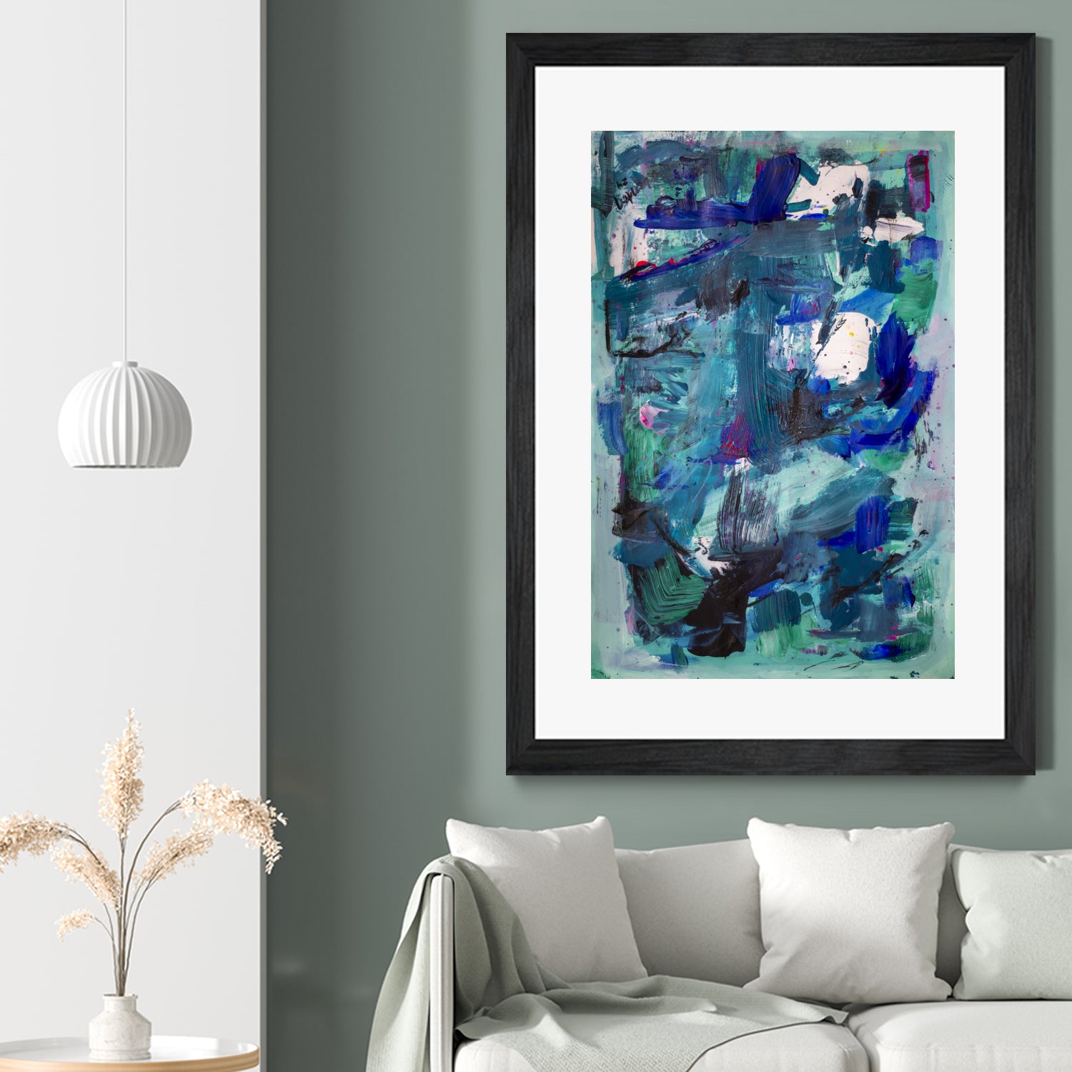 CALL ME I NEED TO SEE IMAGE by Janet London on GIANT ART - abstract