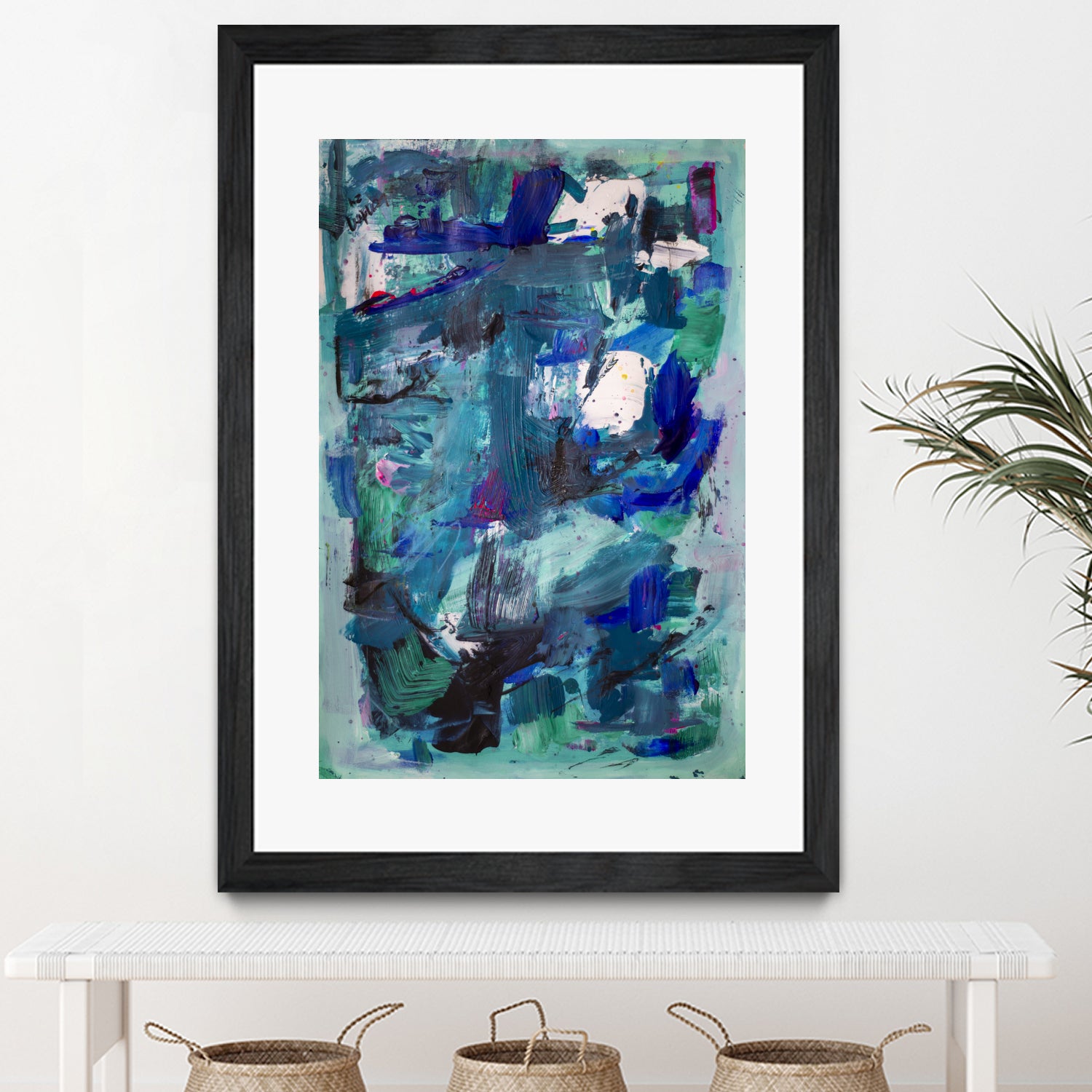 CALL ME I NEED TO SEE IMAGE by Janet London on GIANT ART - abstract