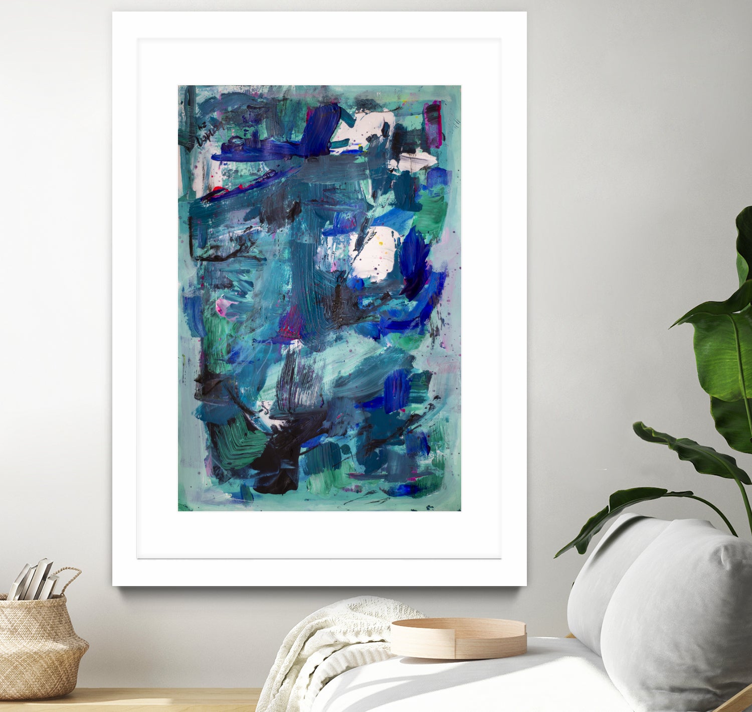 CALL ME I NEED TO SEE IMAGE by Janet London on GIANT ART - abstract