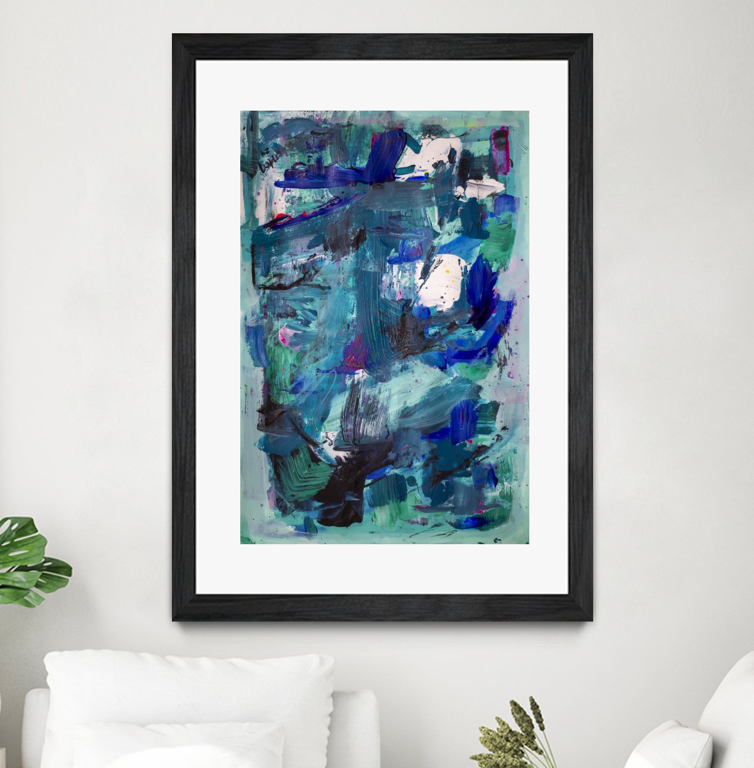 CALL ME I NEED TO SEE IMAGE by Janet London on GIANT ART - abstract