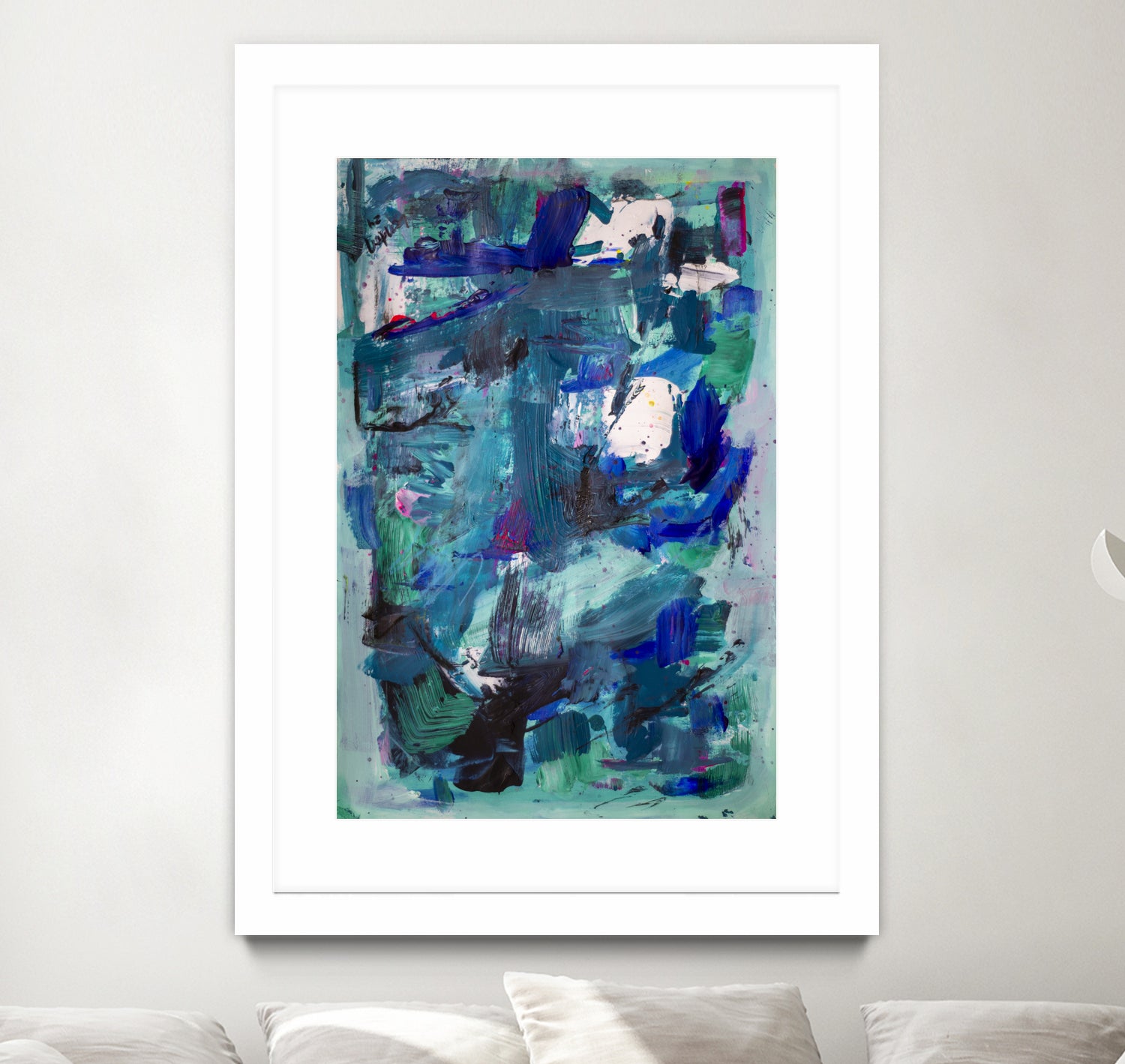 CALL ME I NEED TO SEE IMAGE by Janet London on GIANT ART - abstract