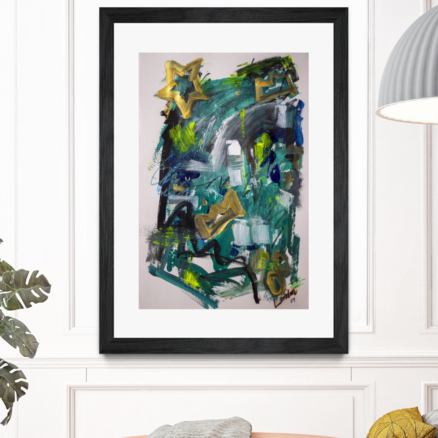 Study in Kline No 1 by Janet London on GIANT ART - black and white abstract