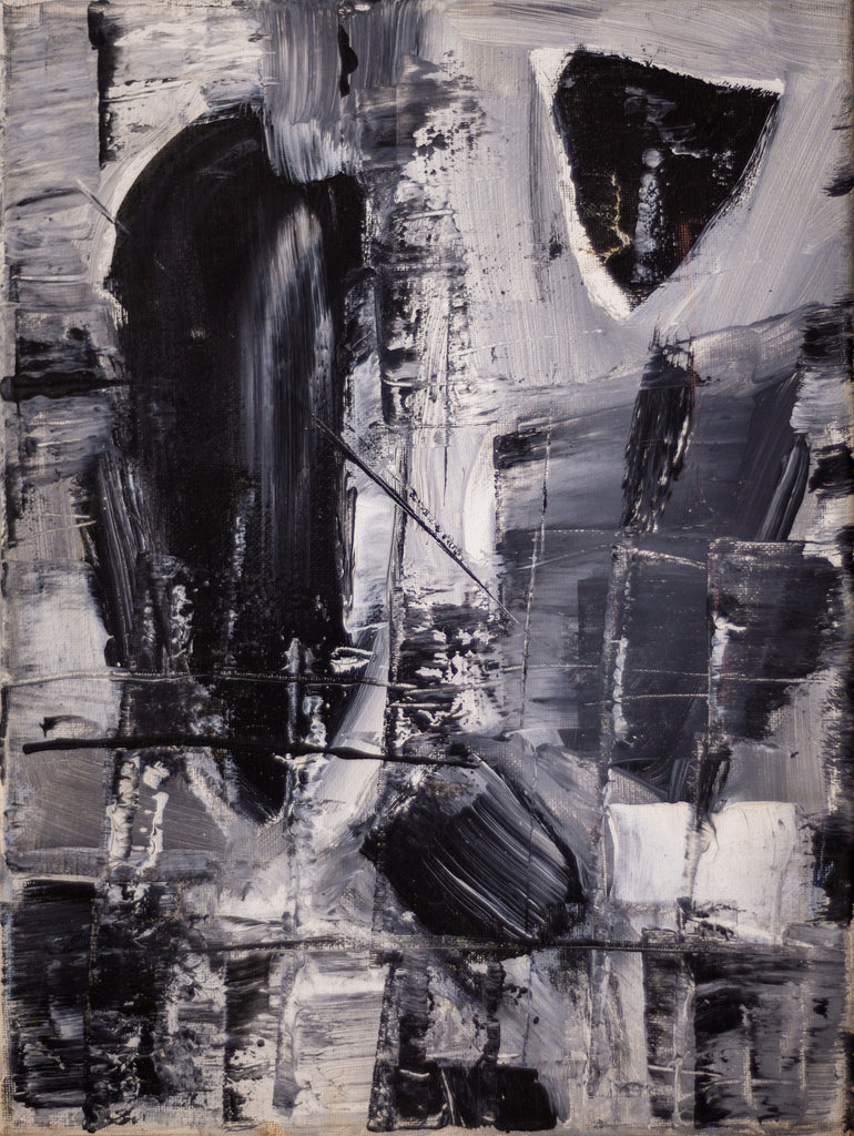 Study in Kline No 2 by Janet London on GIANT ART - black and white abstract