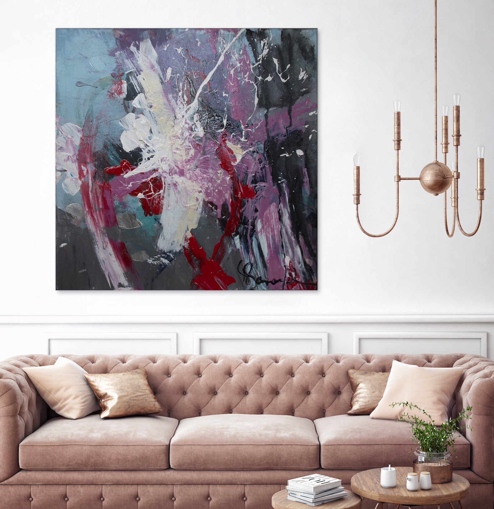 Climax by Doris Savard on GIANT ART - red