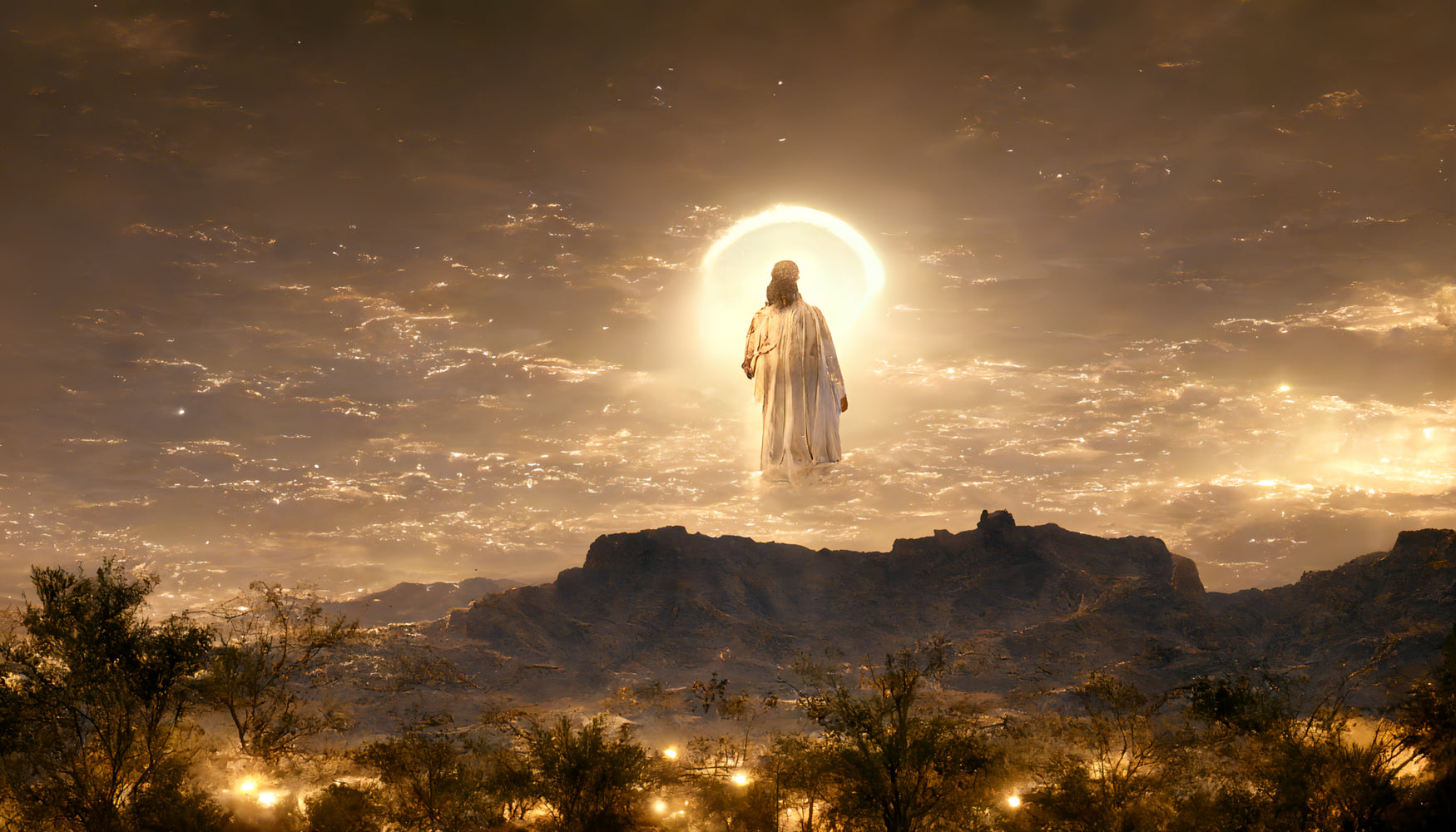 Resurrection of Jesus at night by Evolyre on GIANT ART - digital