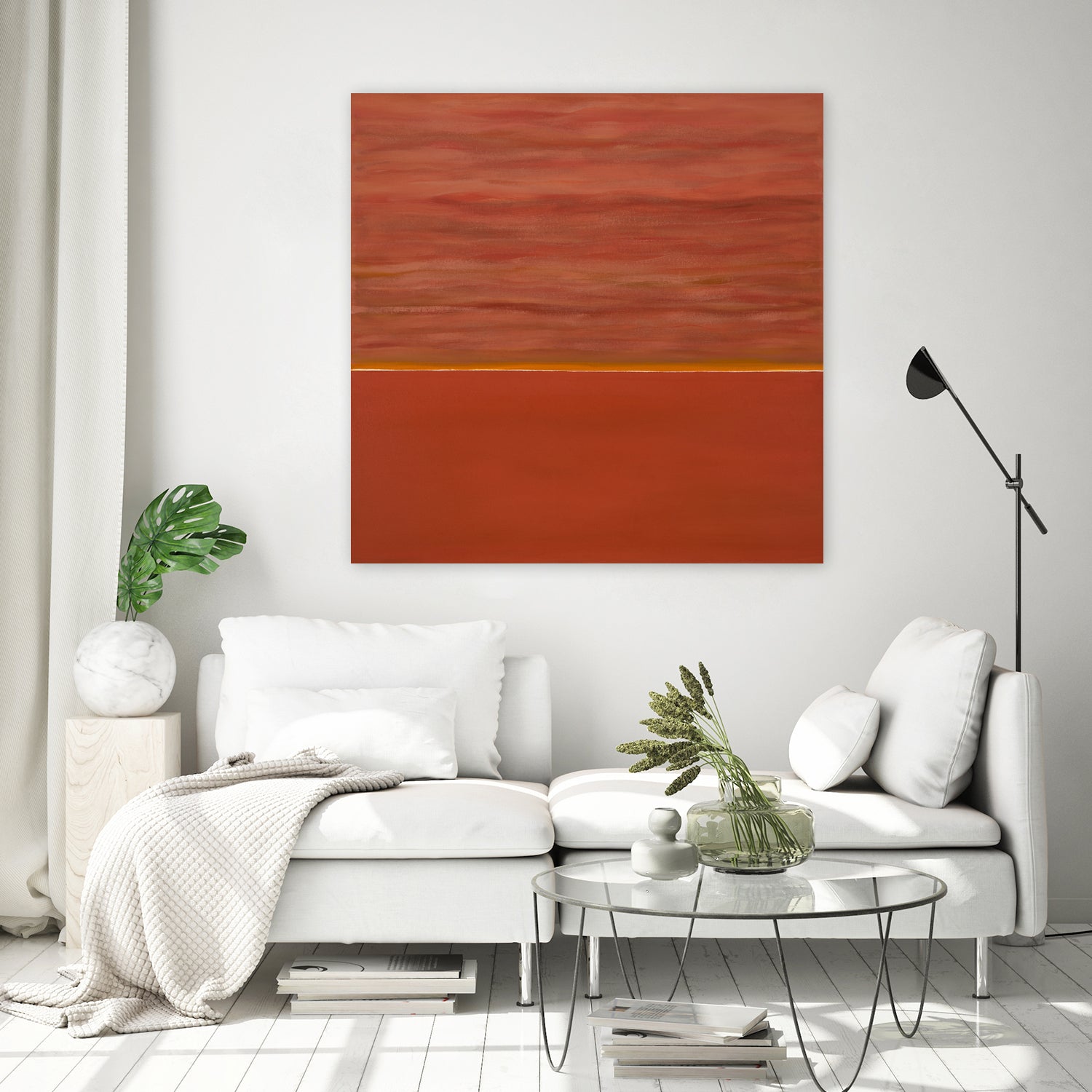 Hot abstract home by Diane Lambin on GIANT ART - orange abstract