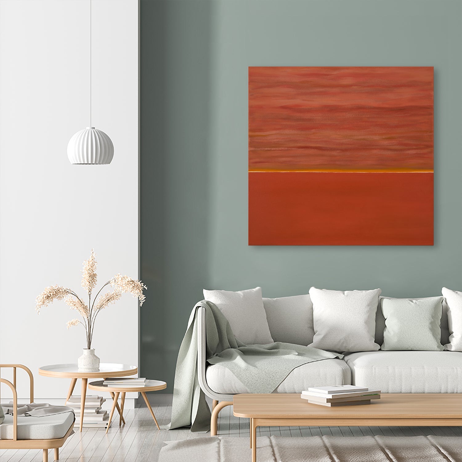 Hot abstract home by Diane Lambin on GIANT ART - orange abstract
