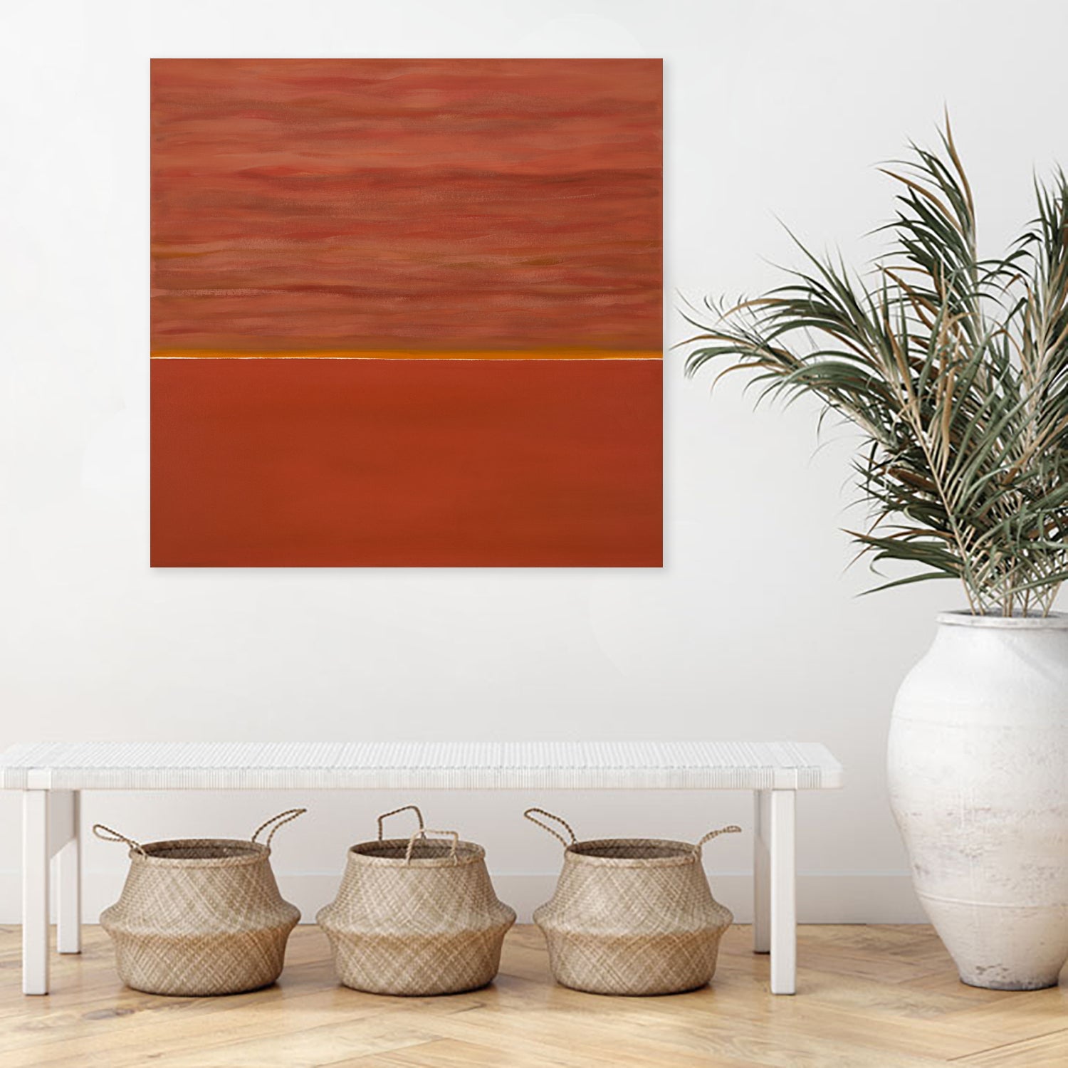 Hot abstract home by Diane Lambin on GIANT ART - orange abstract
