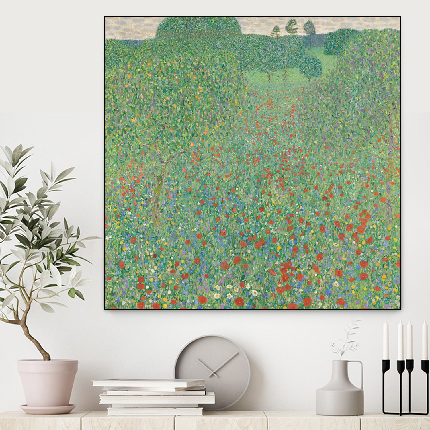 Blühender Mohn by Gustav Klimt on GIANT ART