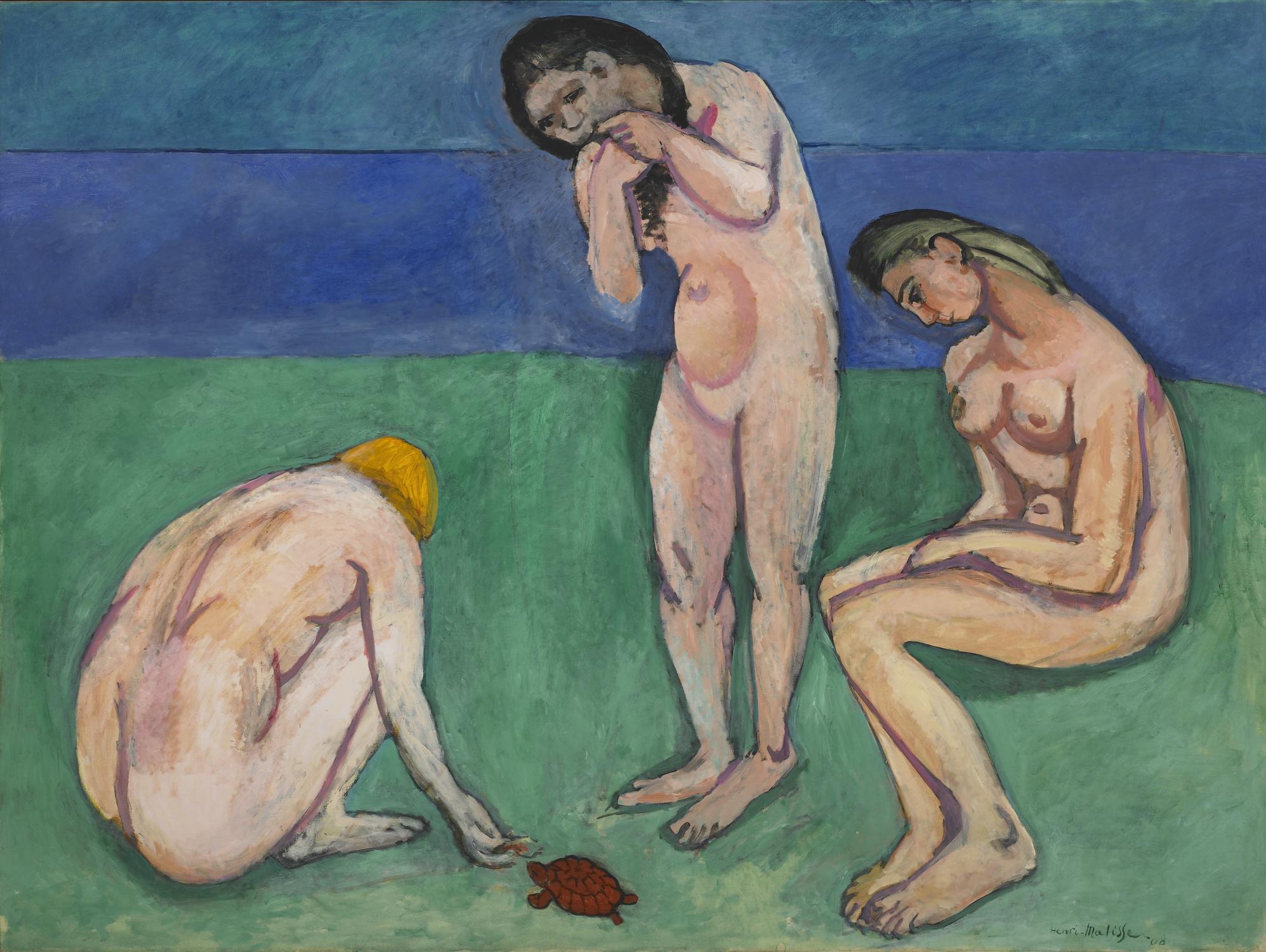 Bathers with Turtle, 1907 by Henri Matisse on GIANT ART - masters