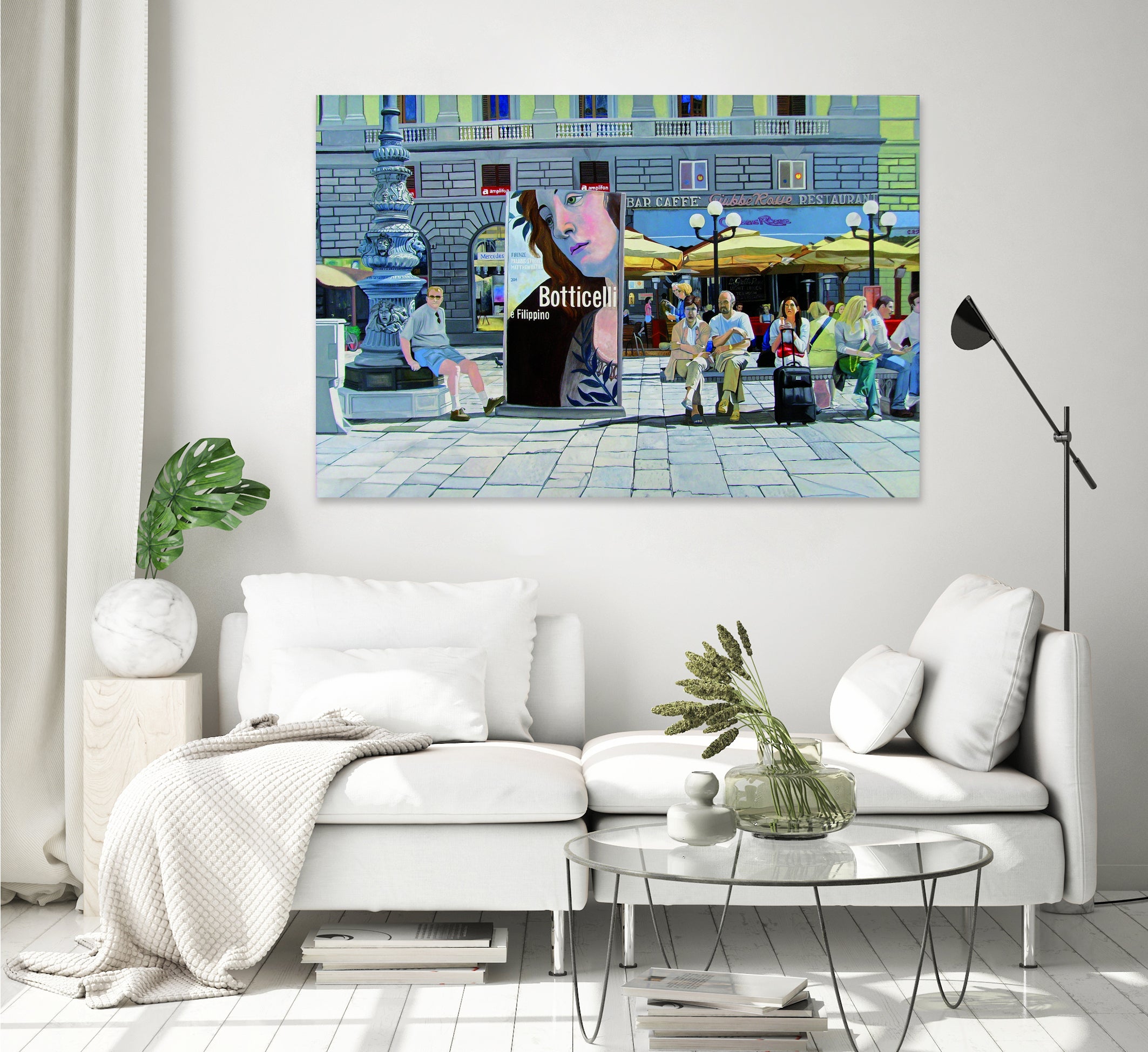 Botticelli e Filippino by Matthew Holden Bates on GIANT ART - grey landscape