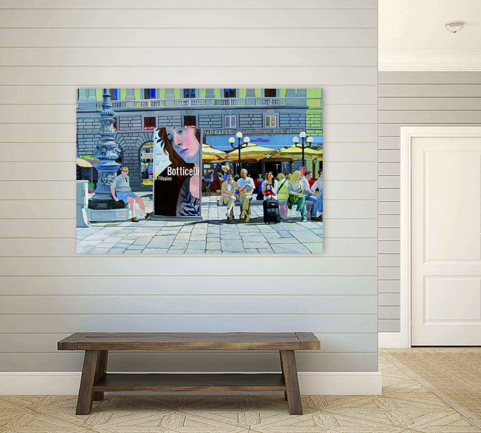 Botticelli e Filippino by Matthew Holden Bates on GIANT ART - grey landscape