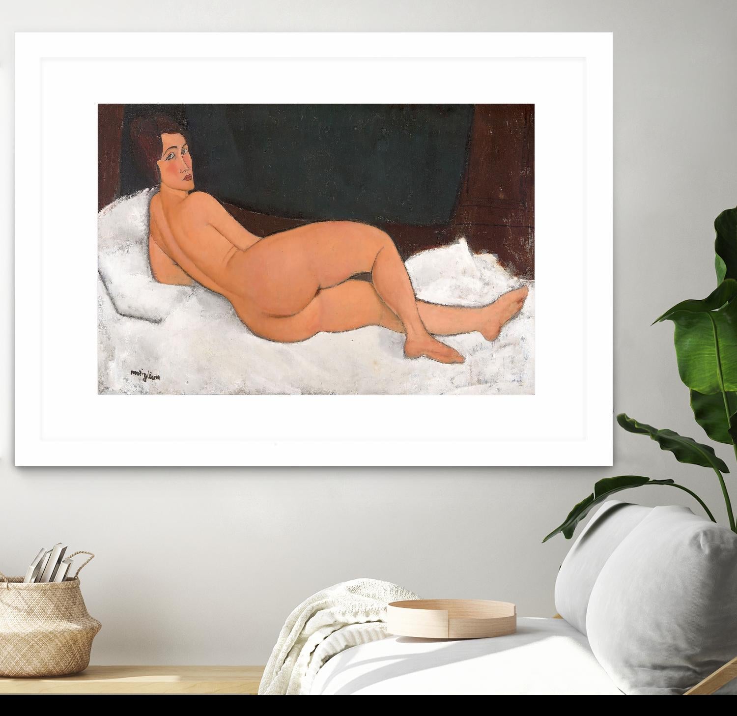 Nu couché (sur le côté gauche), 1917 by Amedeo Modigliani on GIANT ART - museums