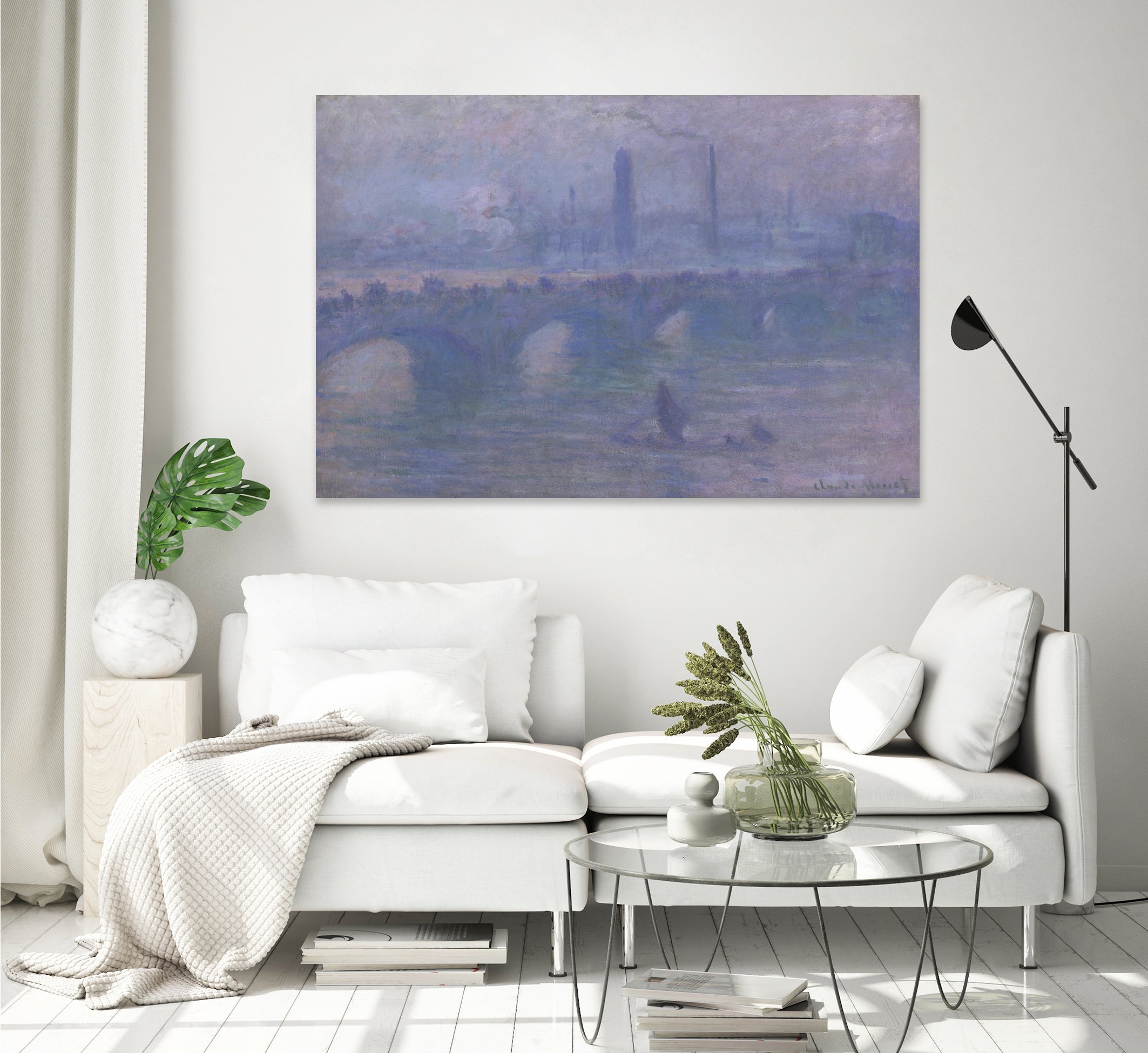 Waterloo Bridge, Morning Fog 1901 by Claude Monet on GIANT ART