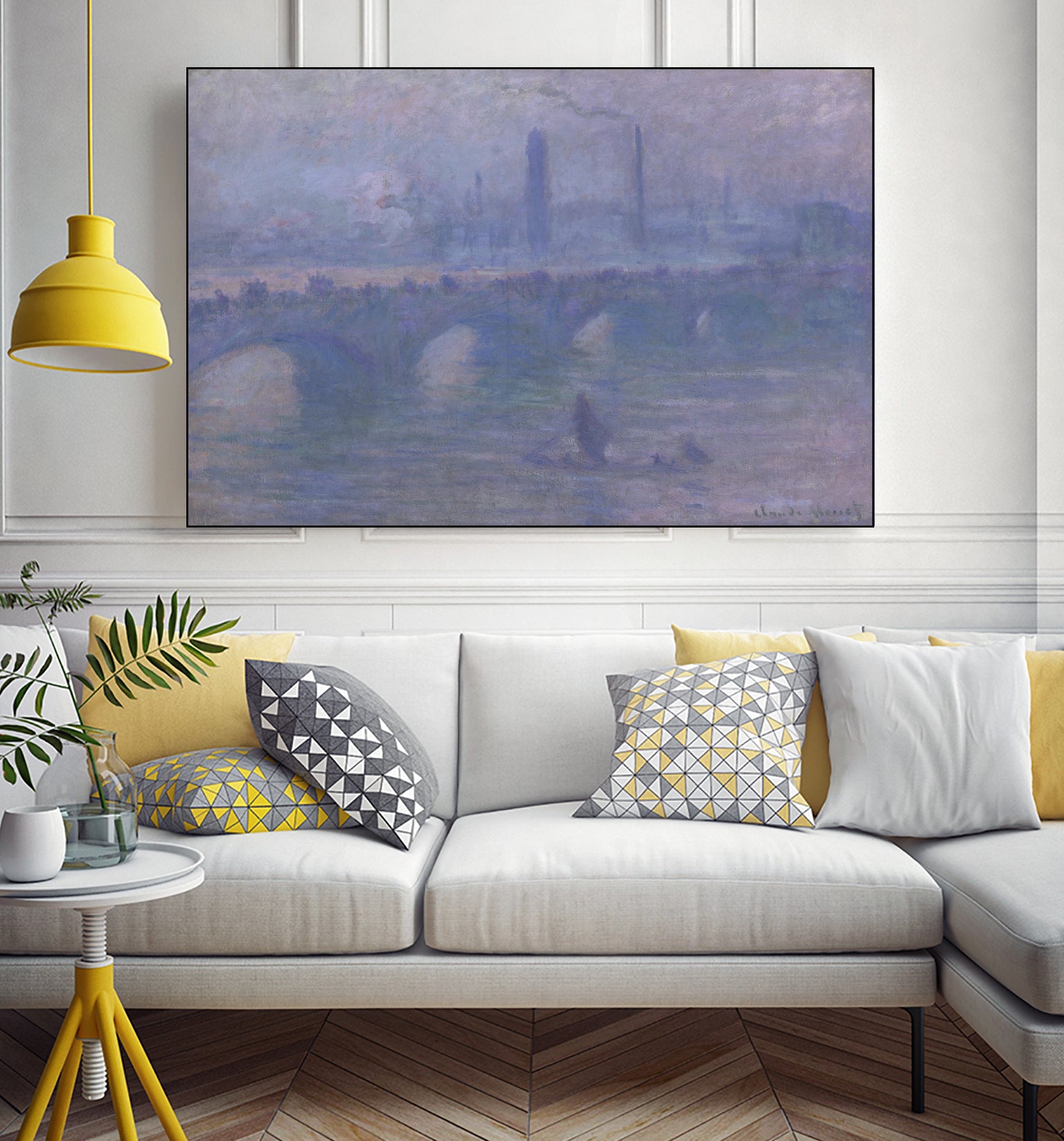 Waterloo Bridge, Morning Fog 1901 by Claude Monet on GIANT ART